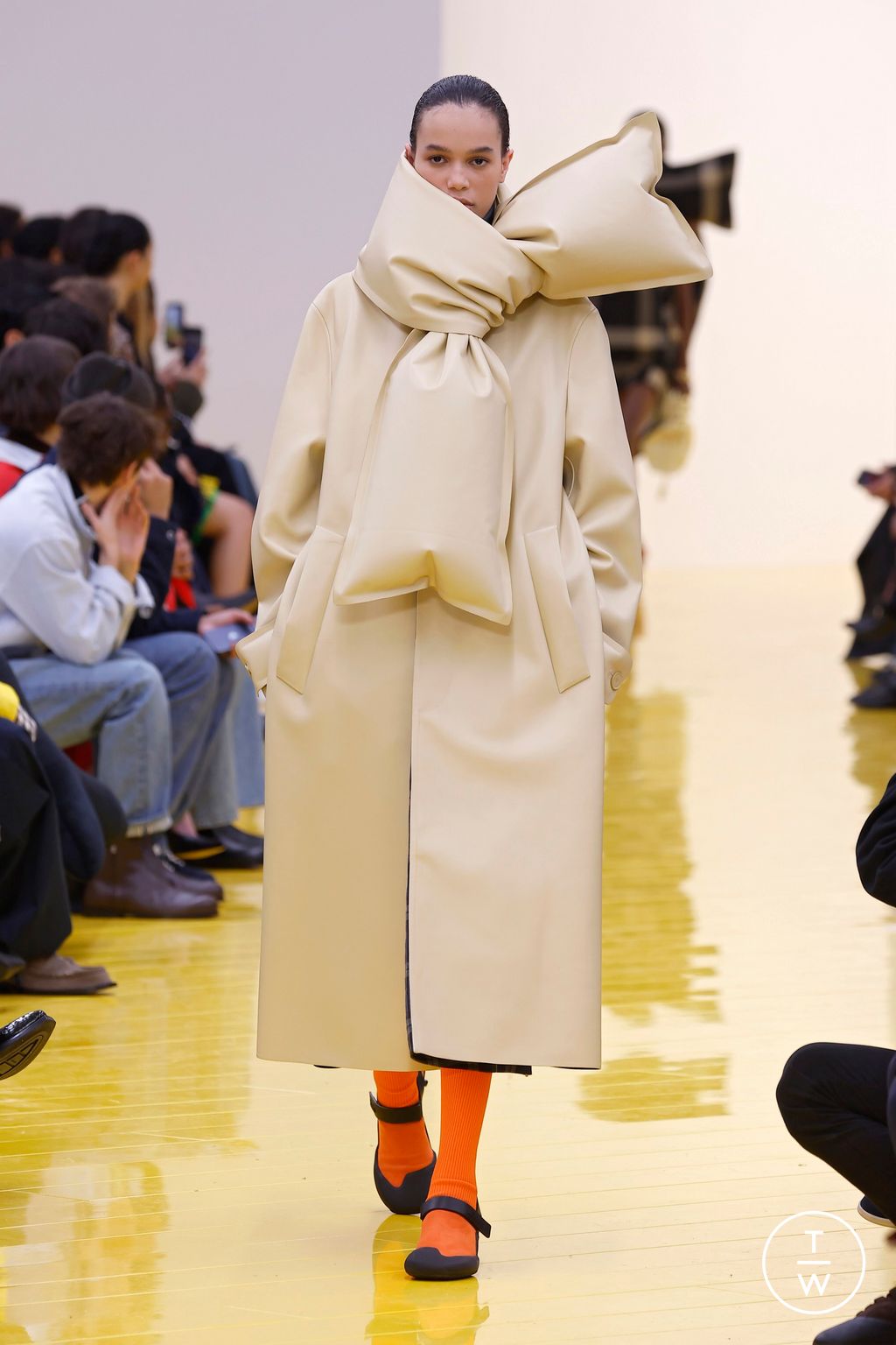 Fashion Week Paris Fall/Winter 2026 look 46 from the Loewe collection womenswear