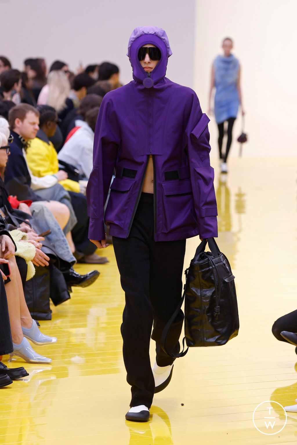 Fashion Week Paris Fall/Winter 2026 look 59 from the Loewe collection 女装