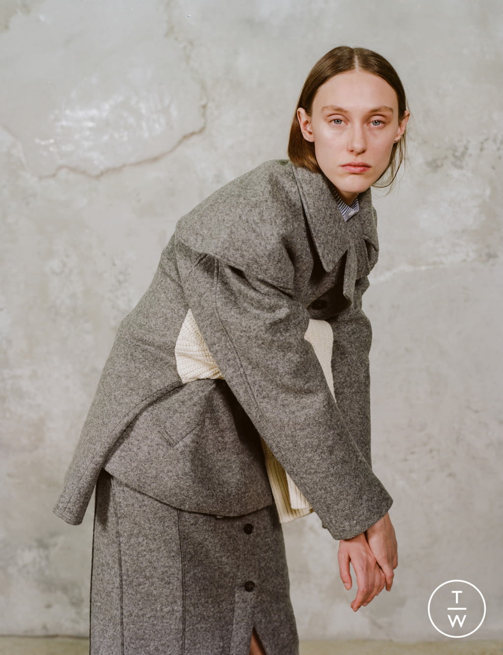 Fashion Week Paris Pre-Fall 2020 look 1 from the Dawei collection womenswear