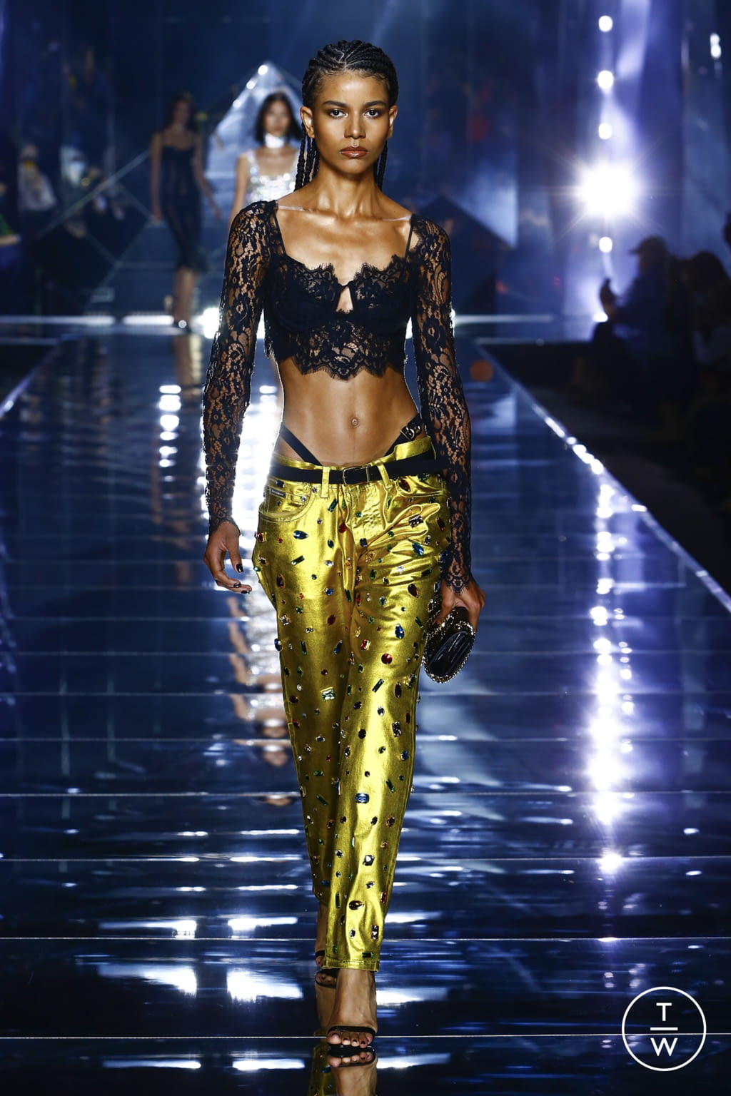 Fashion Week Milan Spring/Summer 2022 look 14 from the Dolce & Gabbana collection 女装
