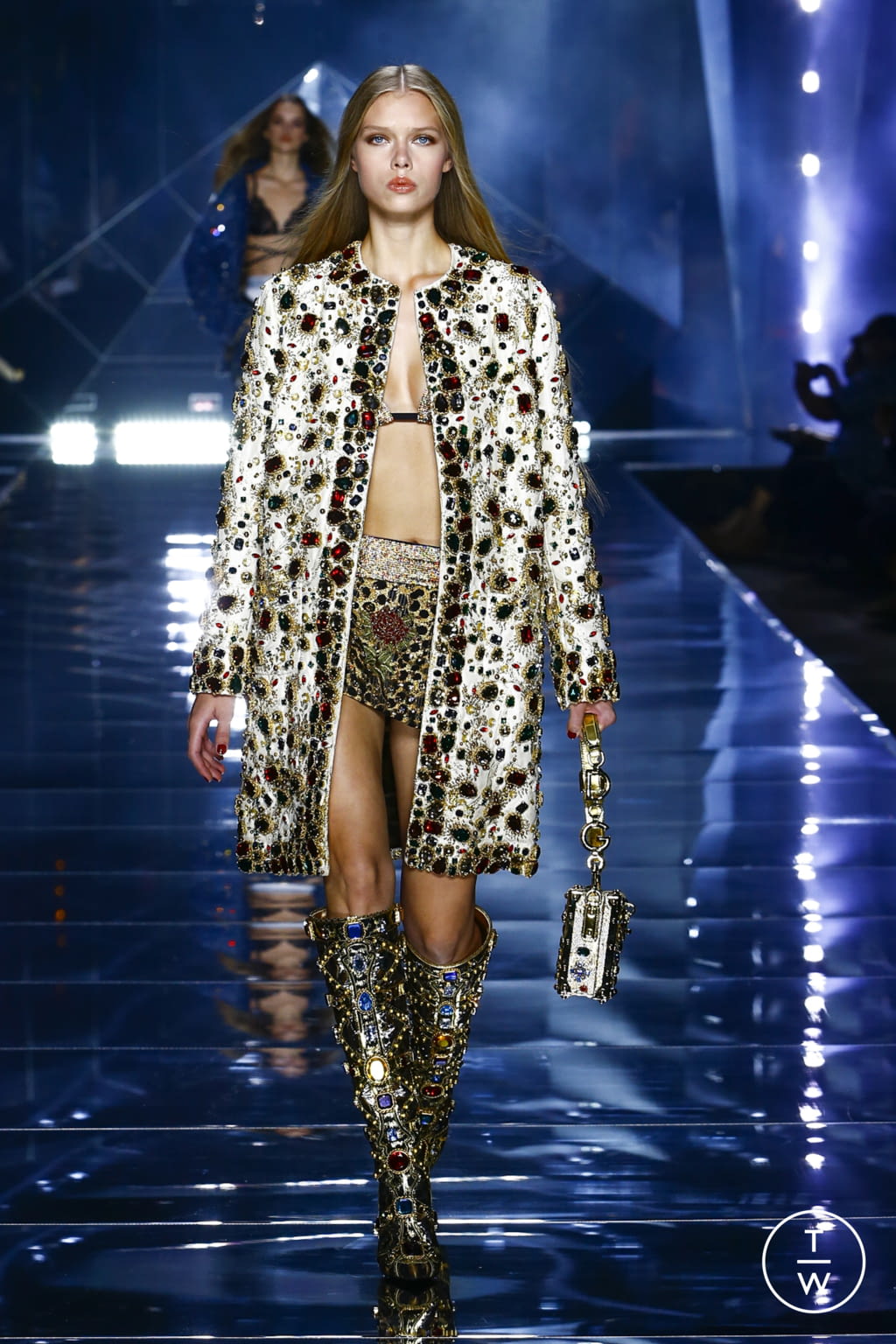 Fashion Week Milan Spring/Summer 2022 look 18 from the Dolce & Gabbana collection 女装