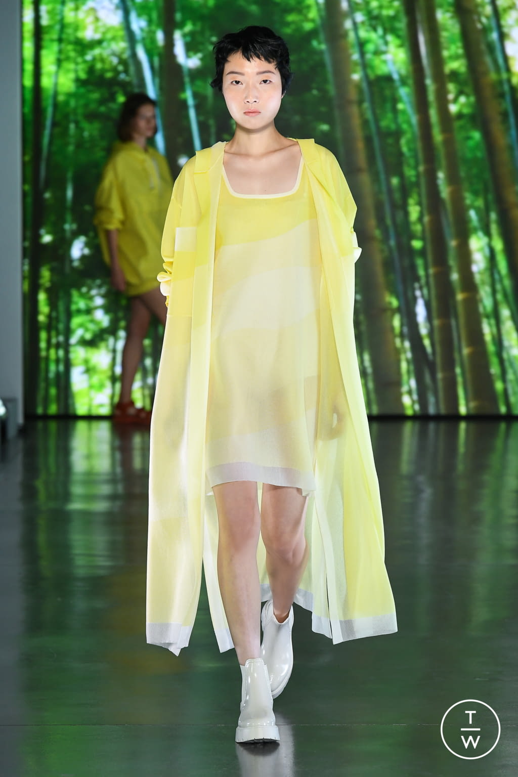 Fashion Week Milan Spring/Summer 2022 look 2 from the Anteprima collection womenswear