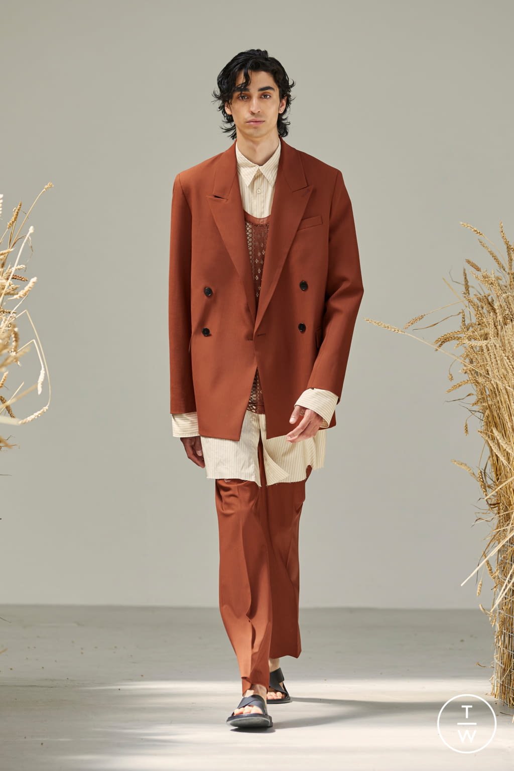 Fashion Week Paris Spring/Summer 2021 look 2 from the CMMN SWDN collection menswear