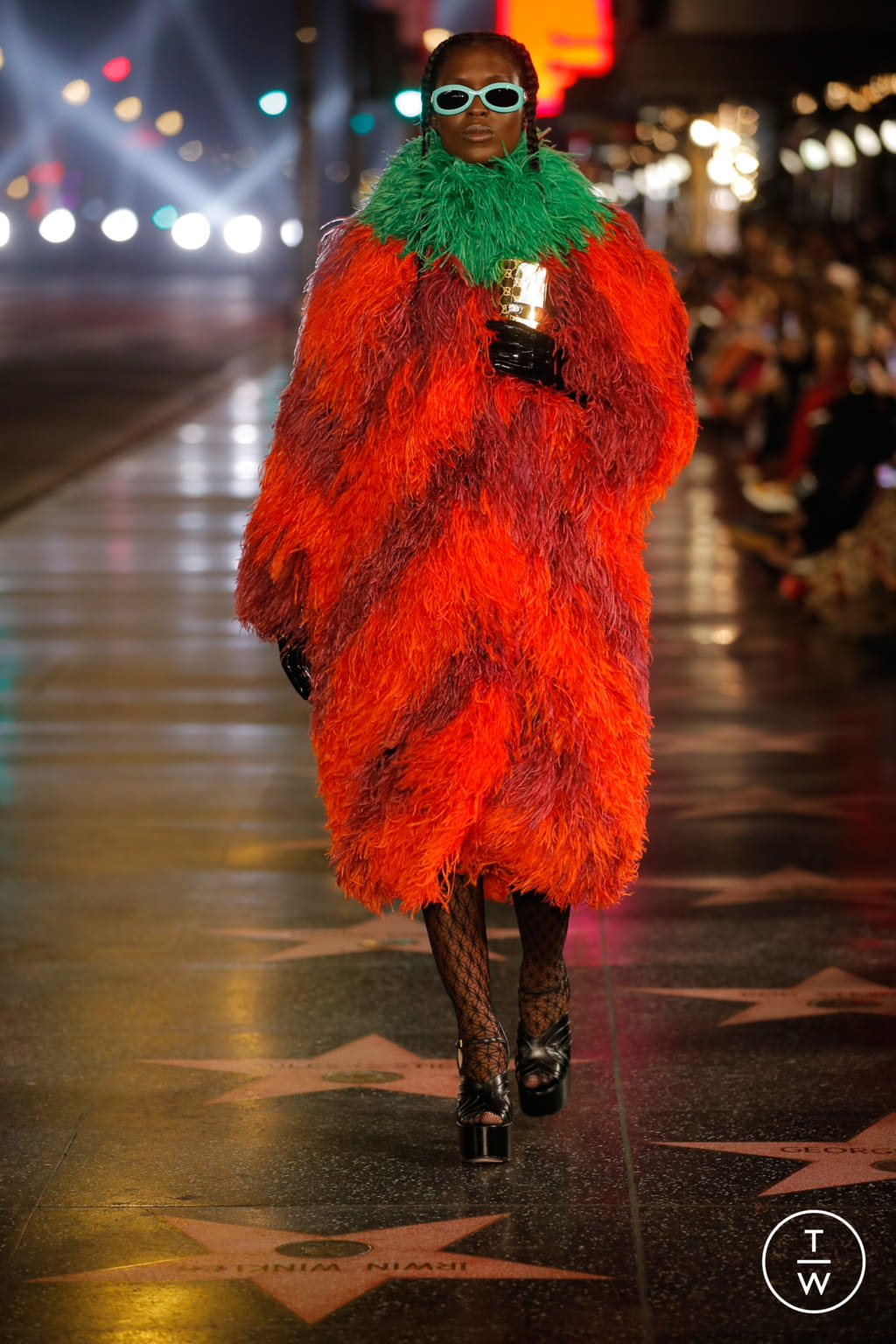 Fashion Week Milan Spring/Summer 2022 look 23 from the Gucci collection womenswear