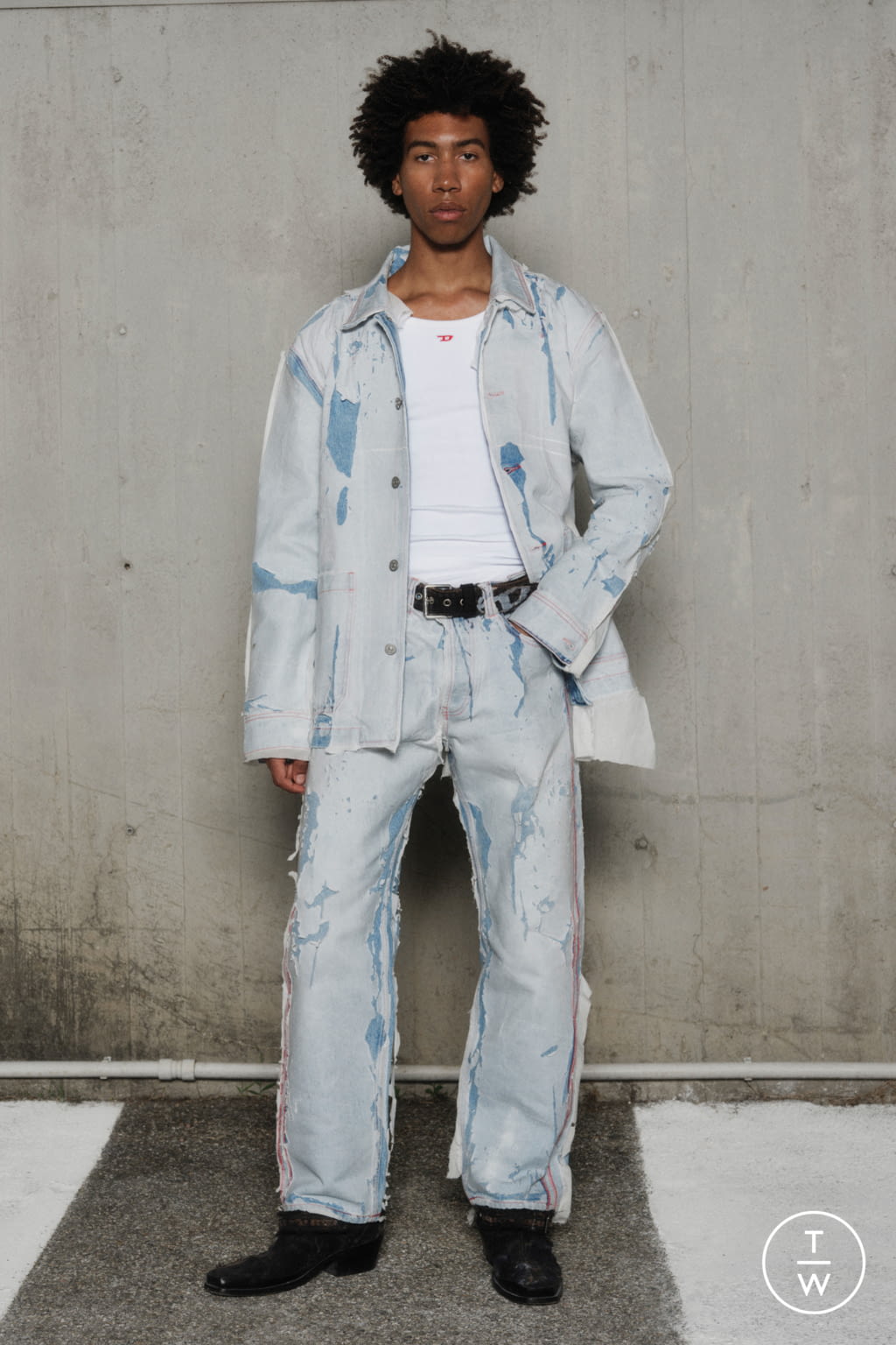 Fashion Week Milan Spring/Summer 2022 look 23 from the DIESEL collection menswear