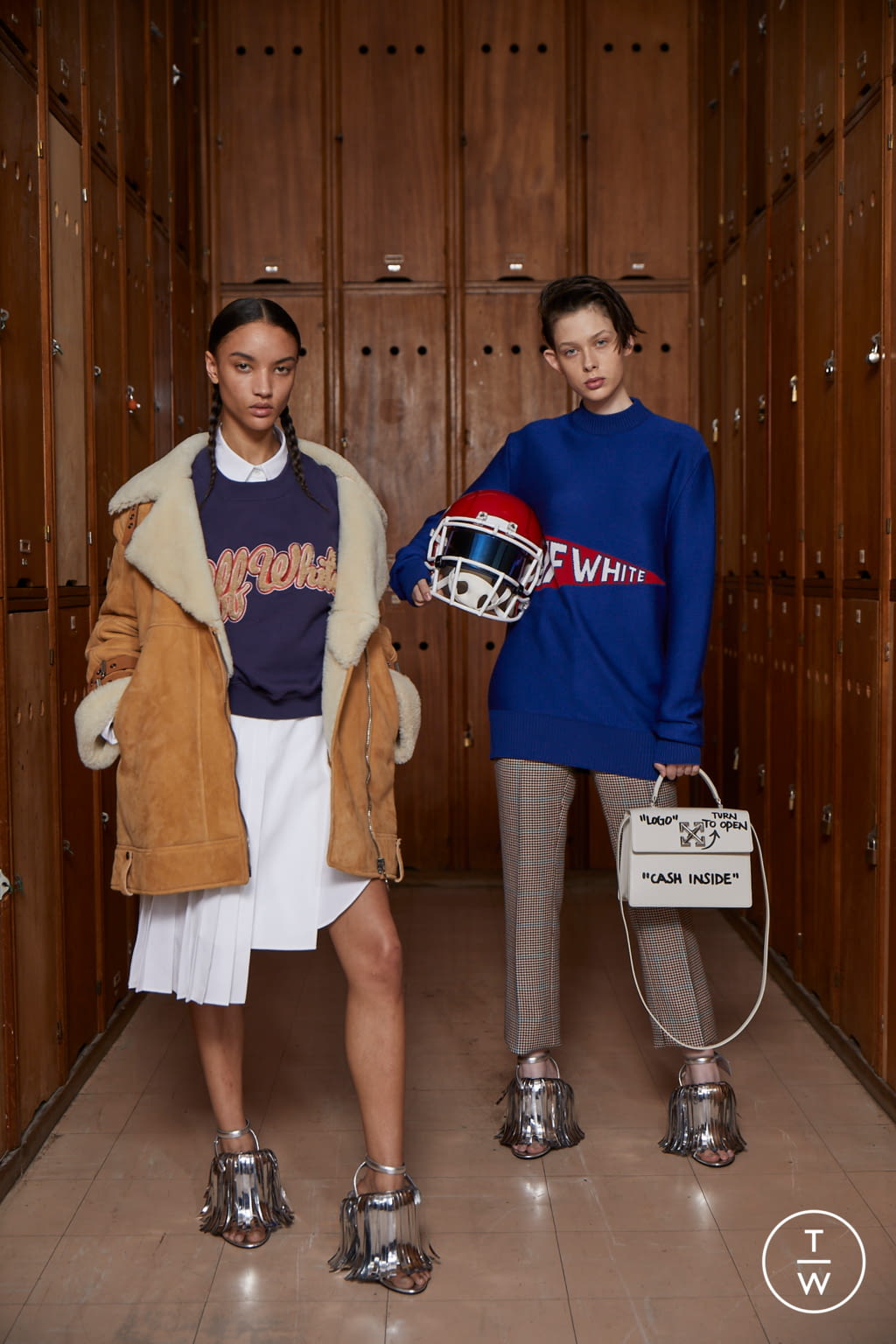 Fashion Week Paris Pre-Fall 2019 look 4 from the Off-White collection 女装