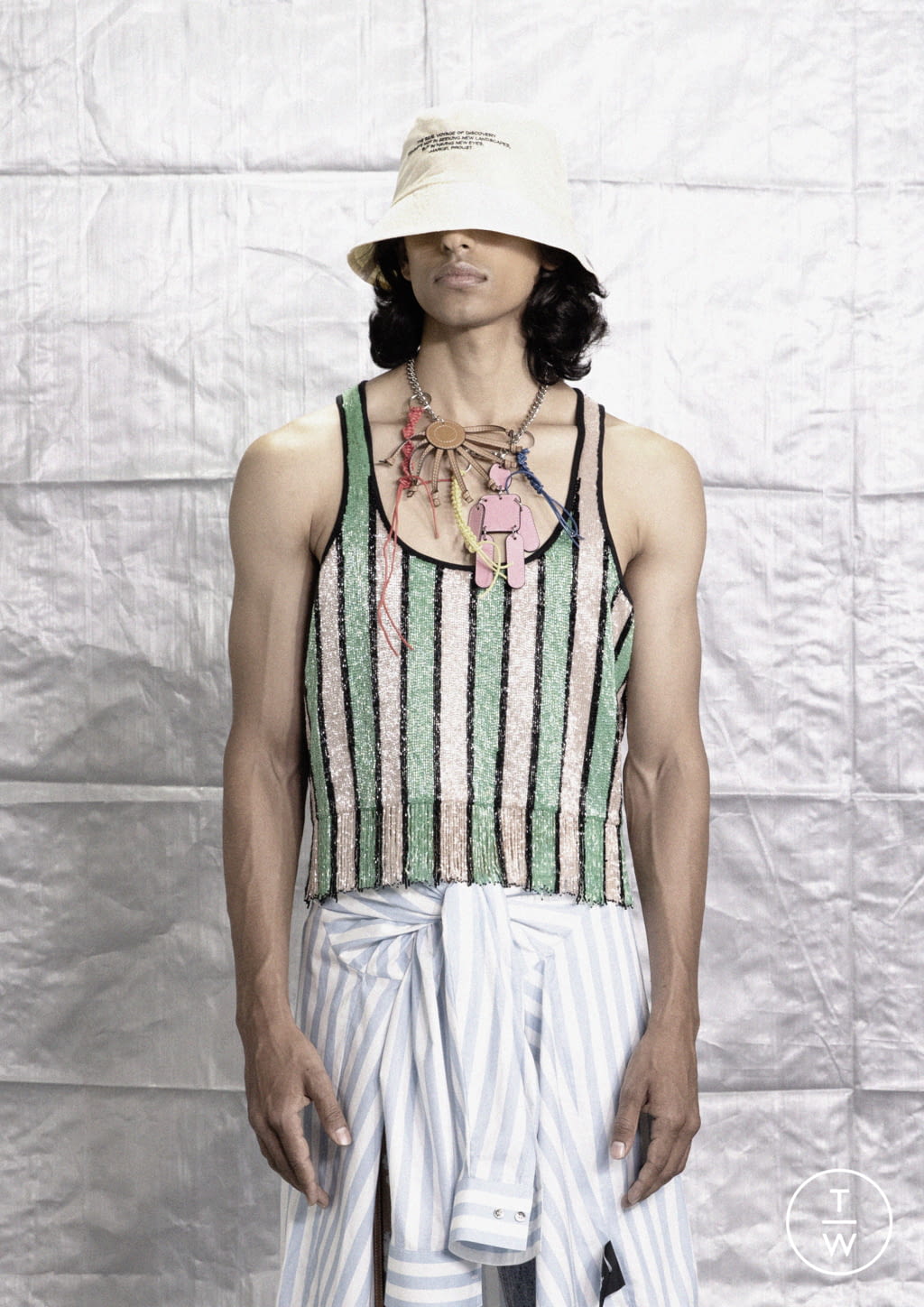 Fashion Week Milan Spring/Summer 2022 look 4 de la collection Dhruv-Kapoor menswear