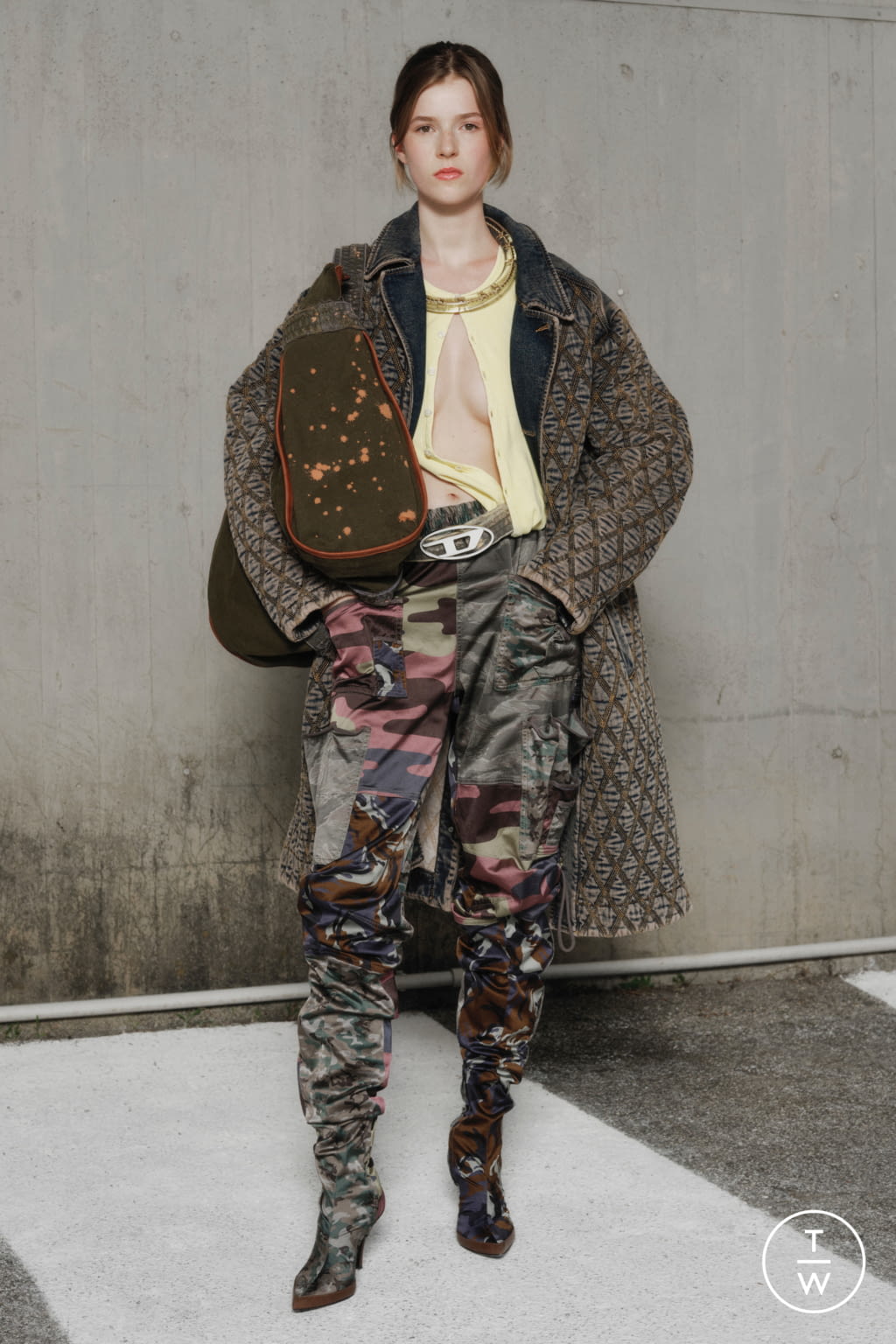 Fashion Week Milan Spring/Summer 2022 look 42 from the DIESEL collection 男装