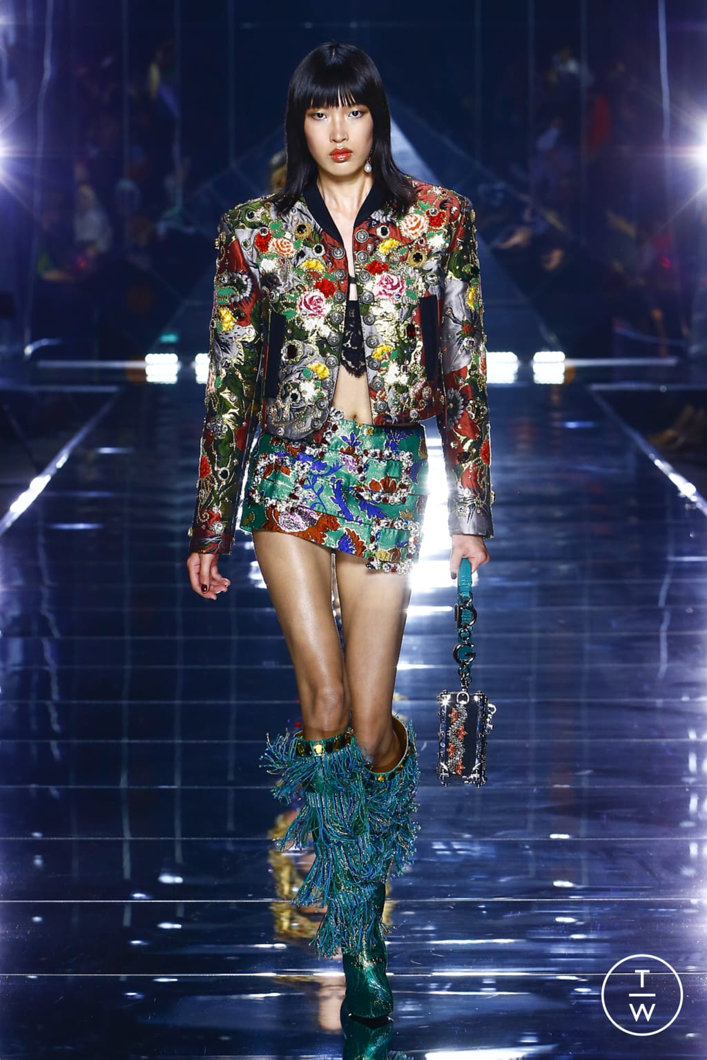 Fashion Week Milan Spring/Summer 2022 look 44 from the Dolce & Gabbana collection 女装