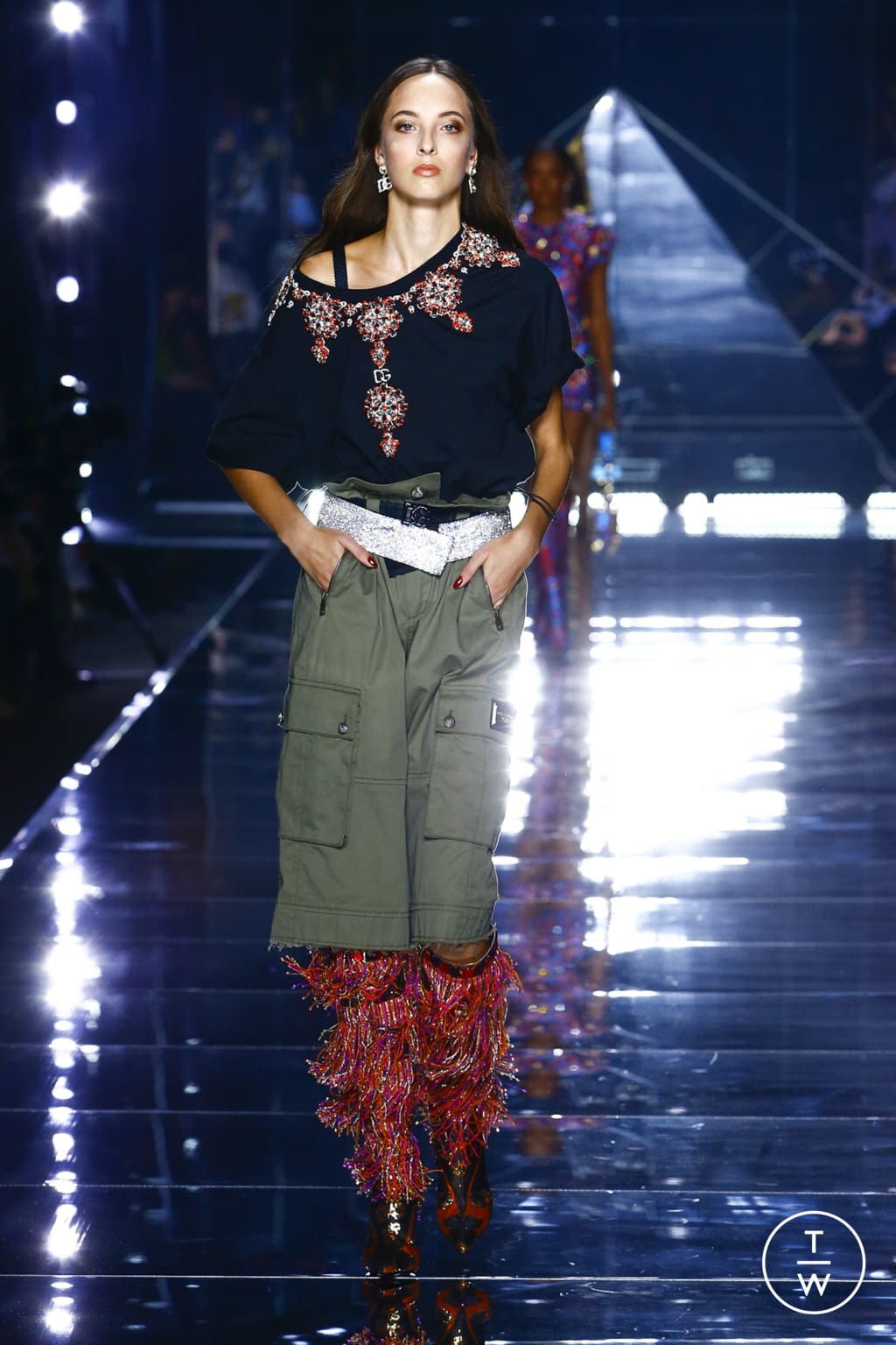 Fashion Week Milan Spring/Summer 2022 look 49 from the Dolce & Gabbana collection womenswear