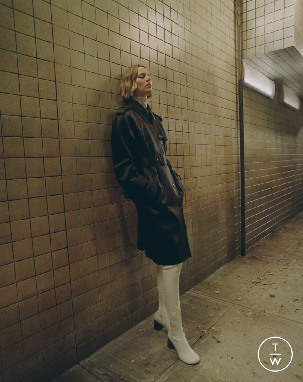Fashion Week New York Pre-Fall 2022 look 6 from the Khaite collection womenswear