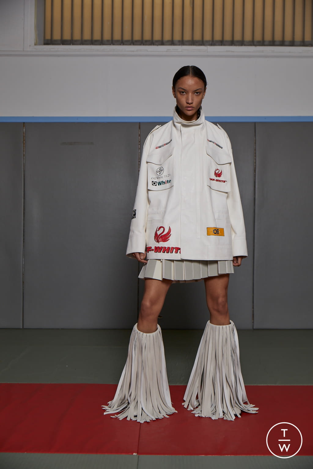 Fashion Week Paris Pre-Fall 2019 look 7 from the Off-White collection womenswear
