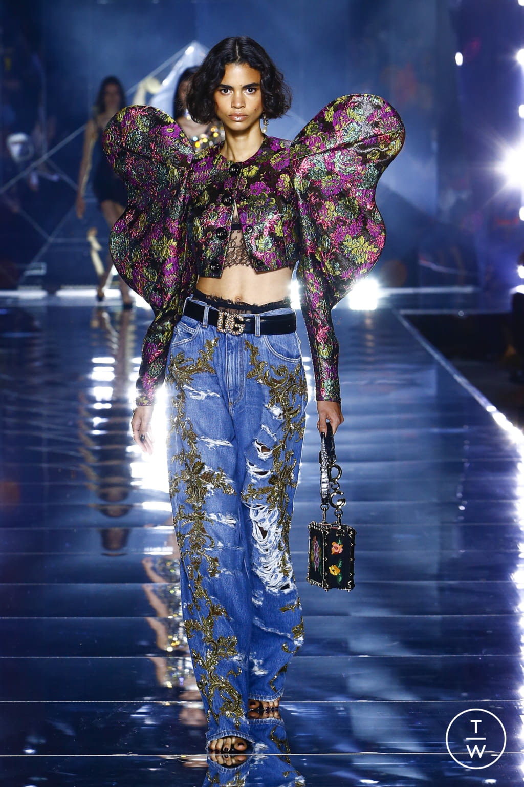 Fashion Week Milan Spring/Summer 2022 look 72 from the Dolce & Gabbana collection 女装