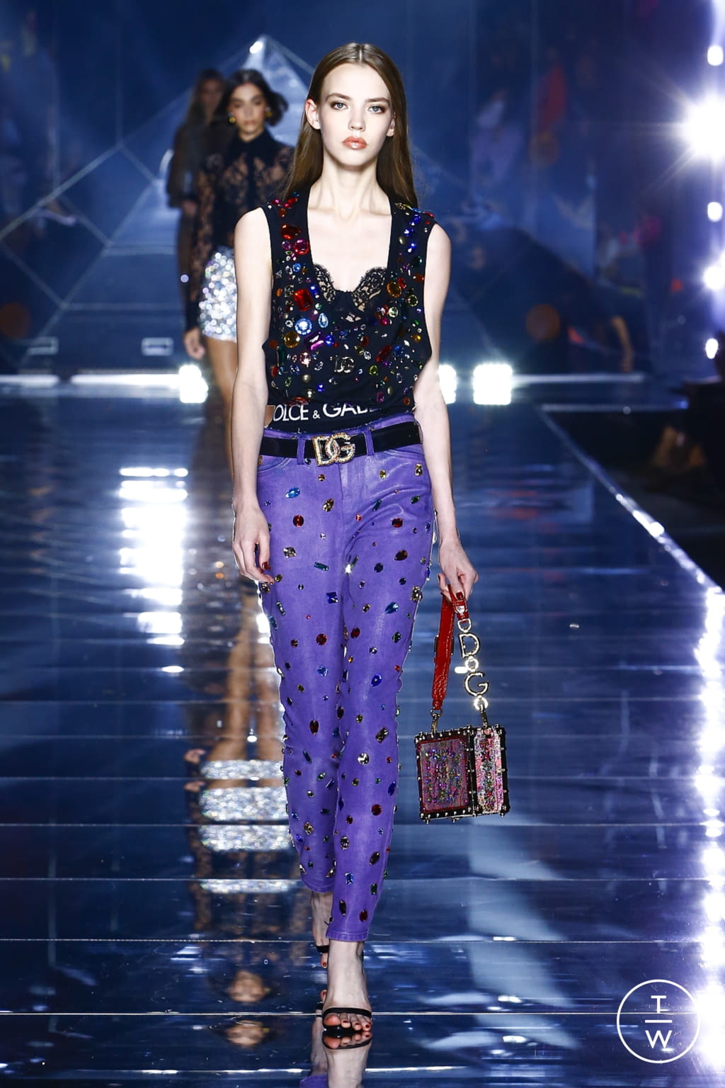 Fashion Week Milan Spring/Summer 2022 look 75 from the Dolce & Gabbana collection womenswear