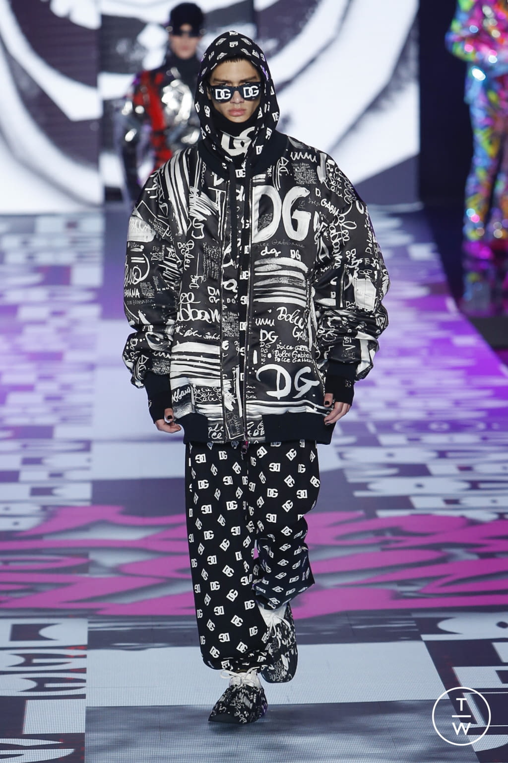 Fashion Week Milan Fall/Winter 2022 look 80 from the Dolce & Gabbana collection 男装