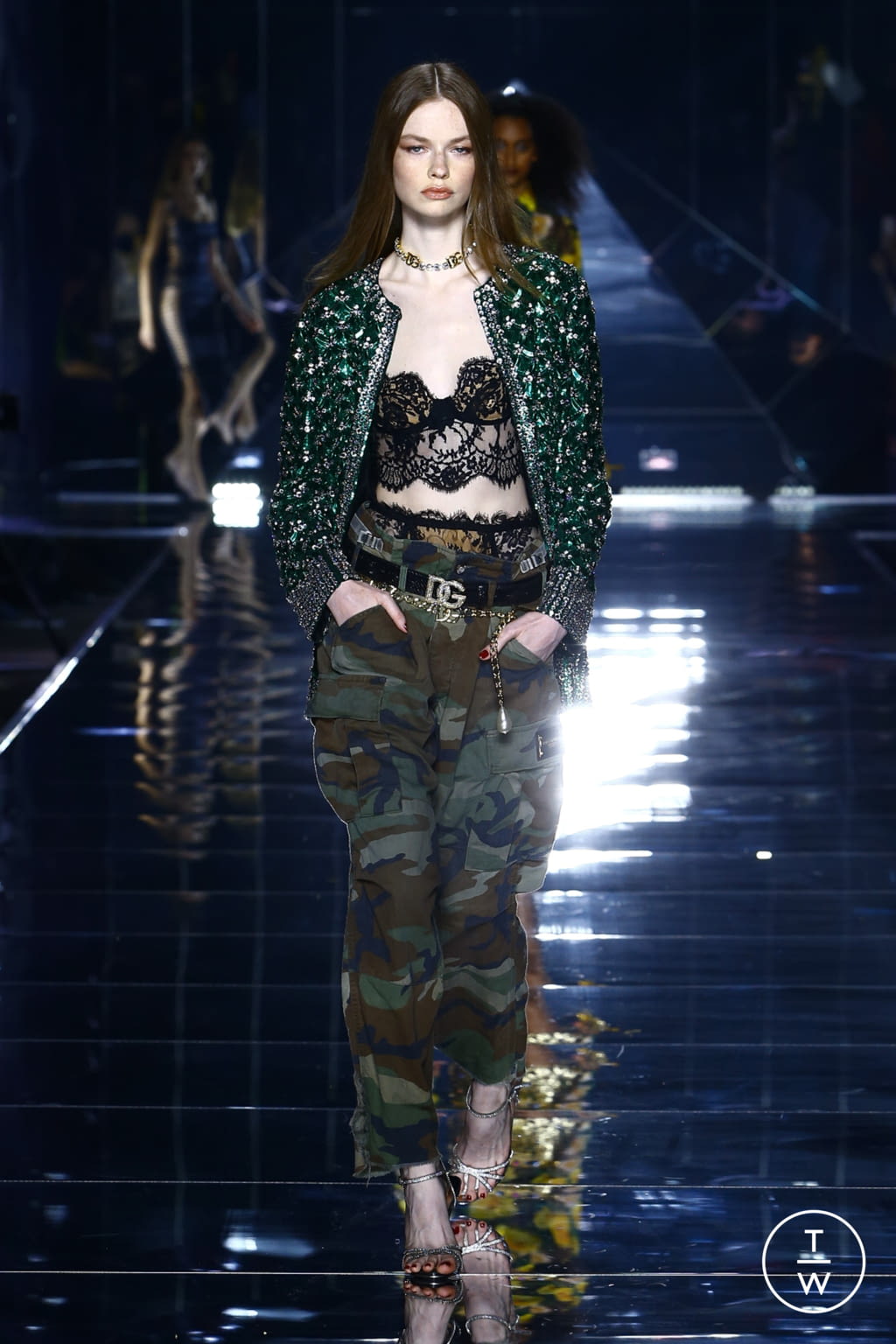 Fashion Week Milan Spring/Summer 2022 look 85 from the Dolce & Gabbana collection 女装