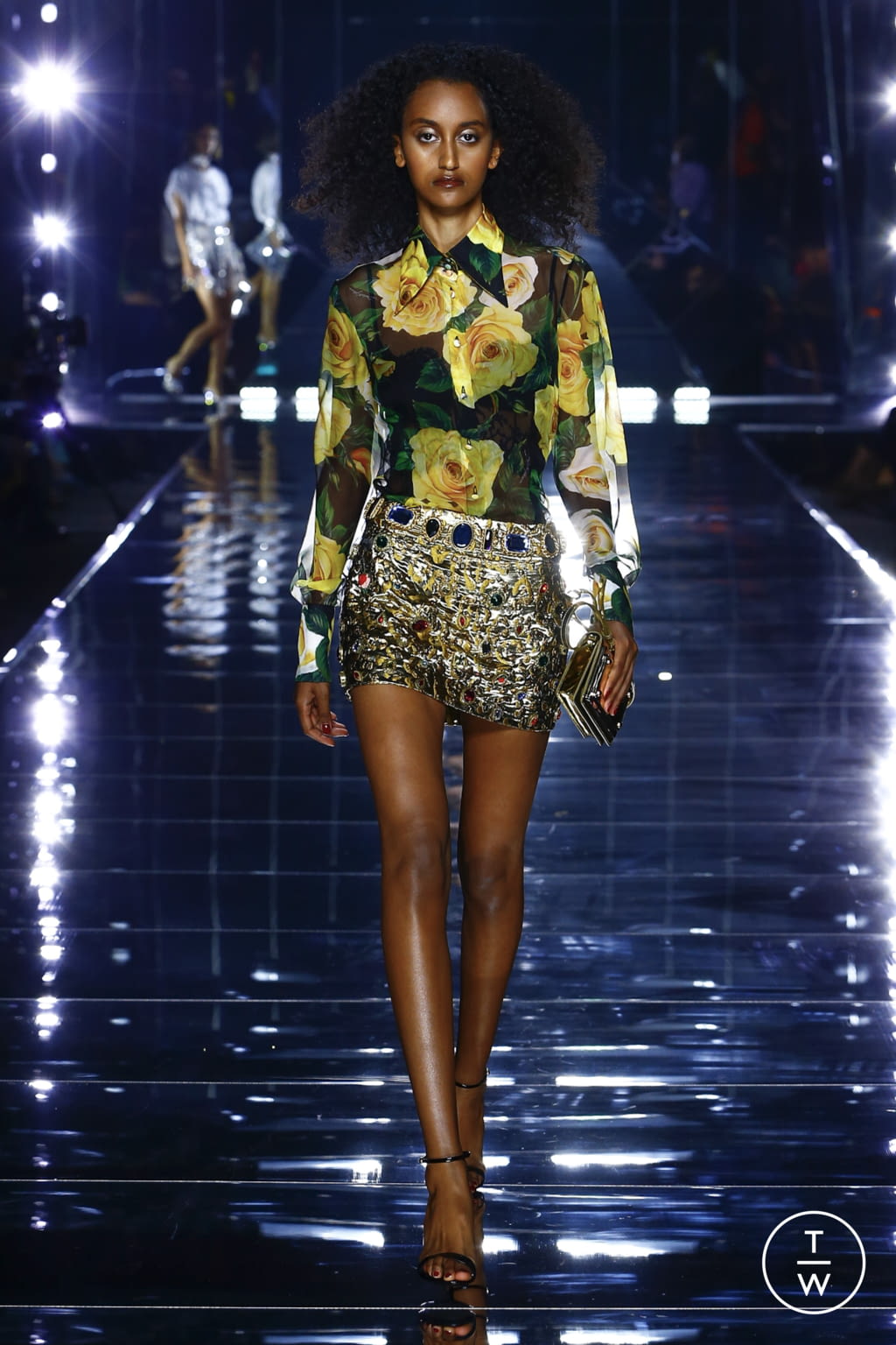 Fashion Week Milan Spring/Summer 2022 look 86 from the Dolce & Gabbana collection womenswear