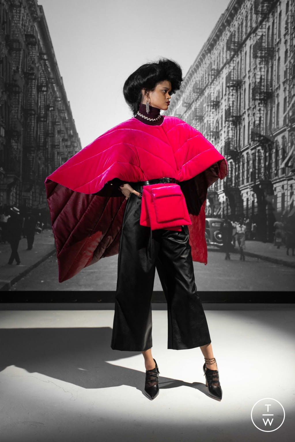 Fashion Week New York Fall/Winter 2021 look 1 de la collection Bibhu Mohapatra womenswear