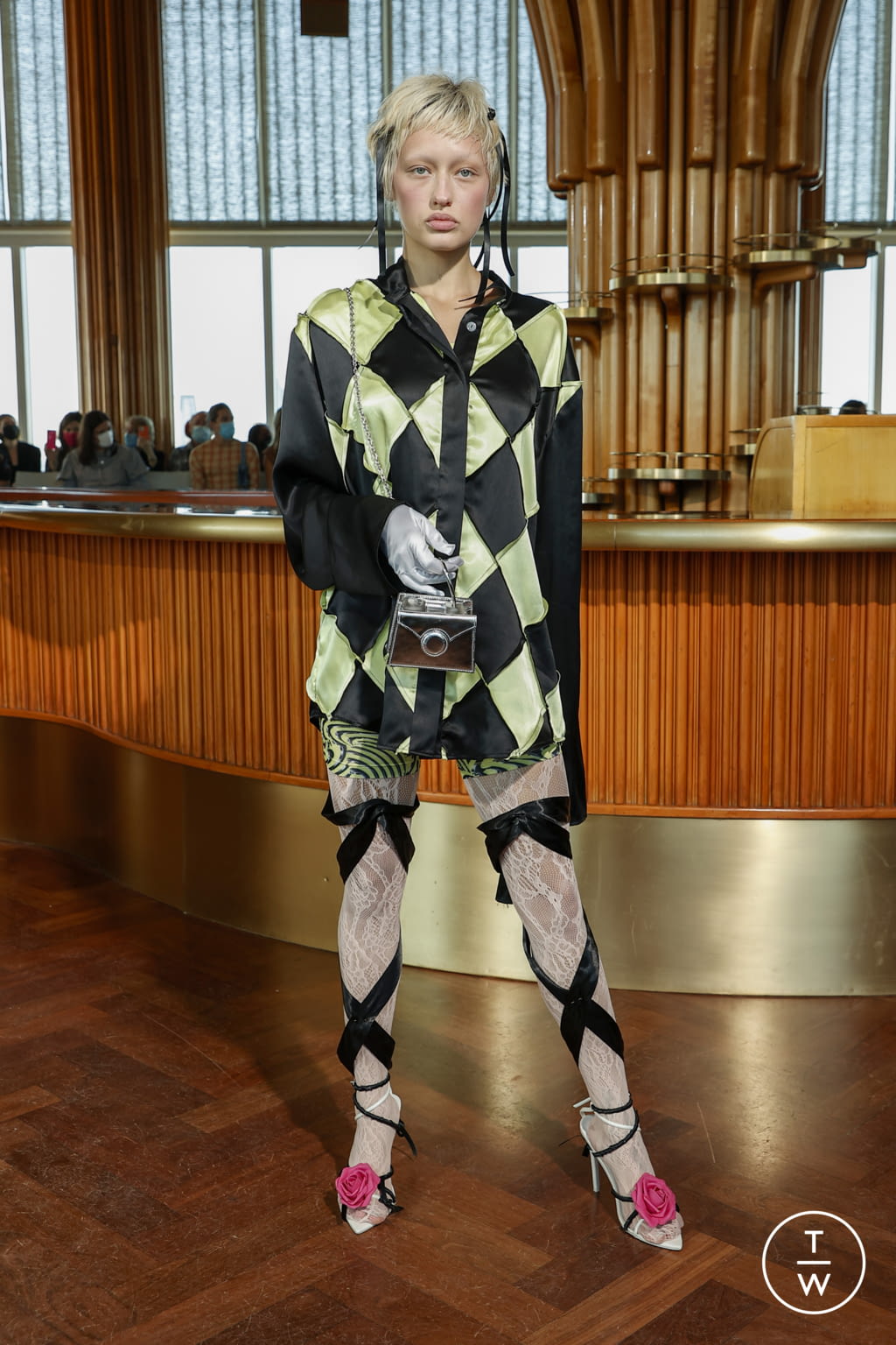Fashion Week New York Spring/Summer 2022 look 1 from the Maisie Wilen collection 女装