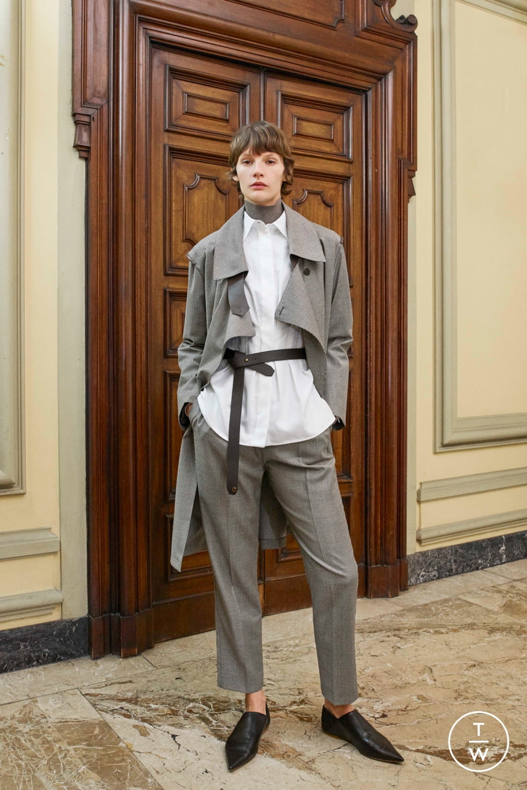 Fashion Week Milan Pre-Fall 2020 look 1 from the Agnona collection womenswear