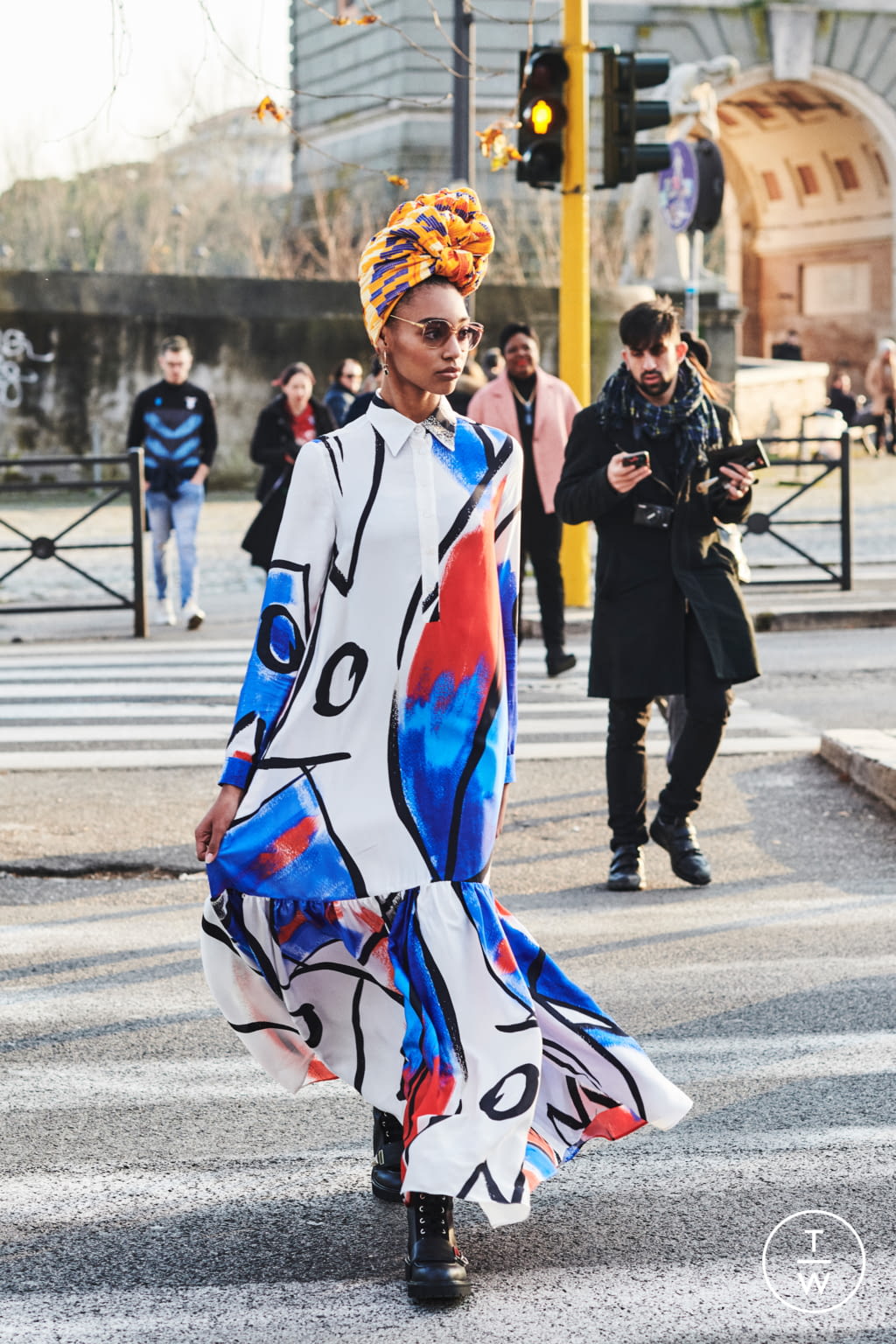 Fashion Week Milan Pre-Fall 2020 look 1 de la collection Stella Jean womenswear