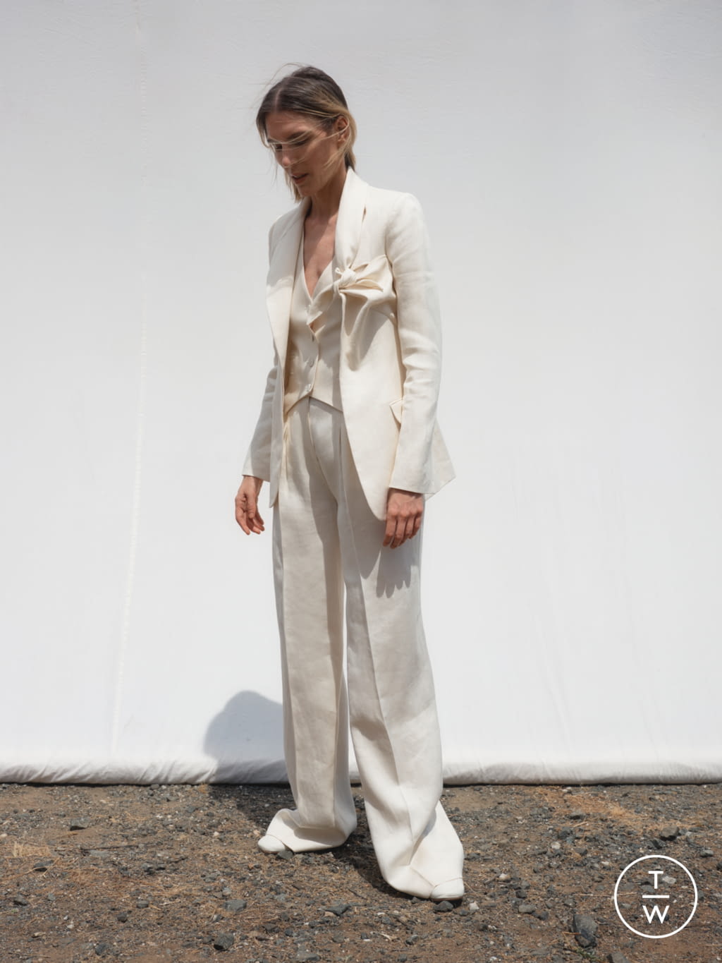 Fashion Week New York Resort 2021 look 10 de la collection Gabriela Hearst womenswear