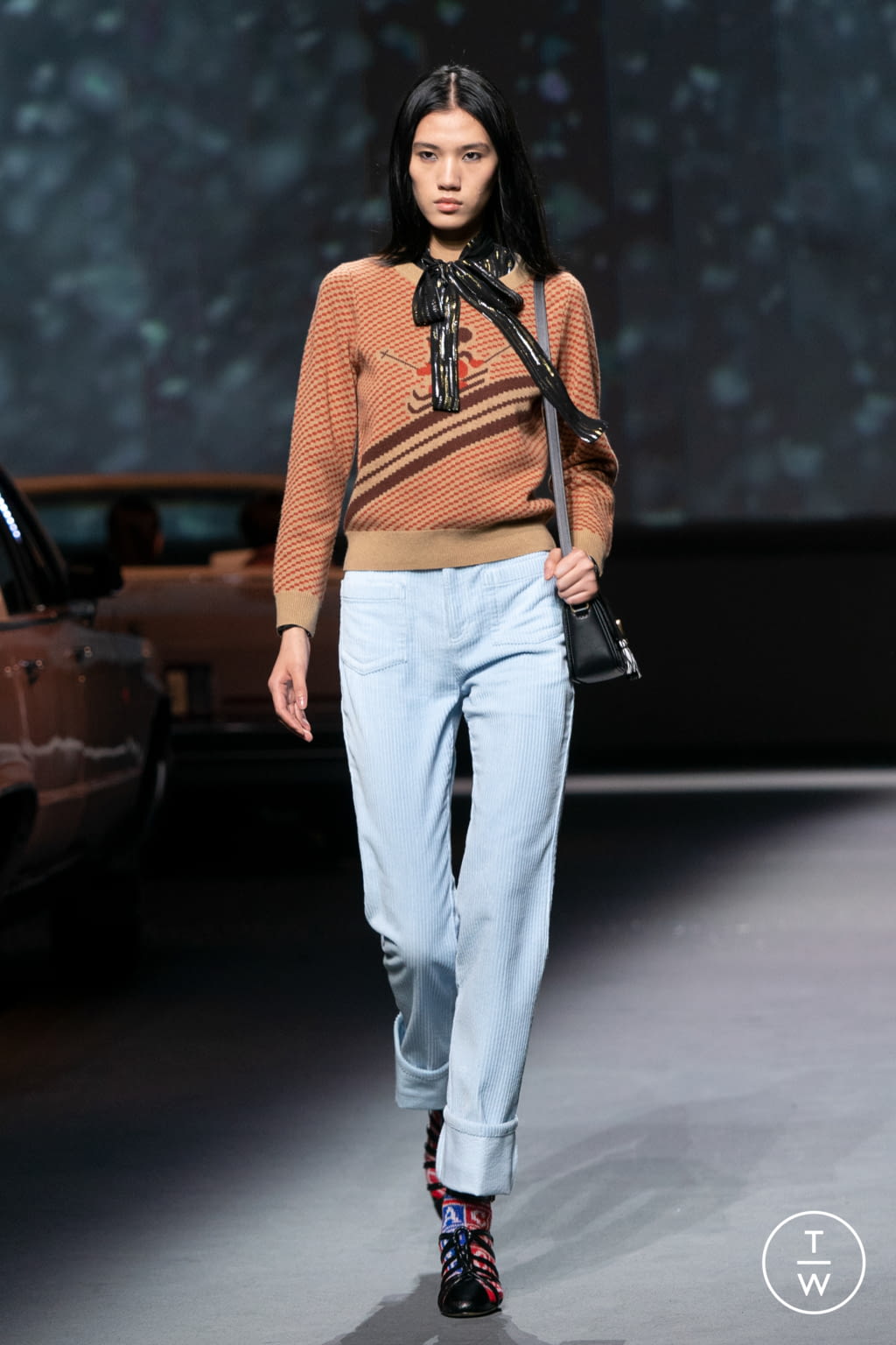 Fashion Week New York Resort 2022 look 10 de la collection Coach womenswear