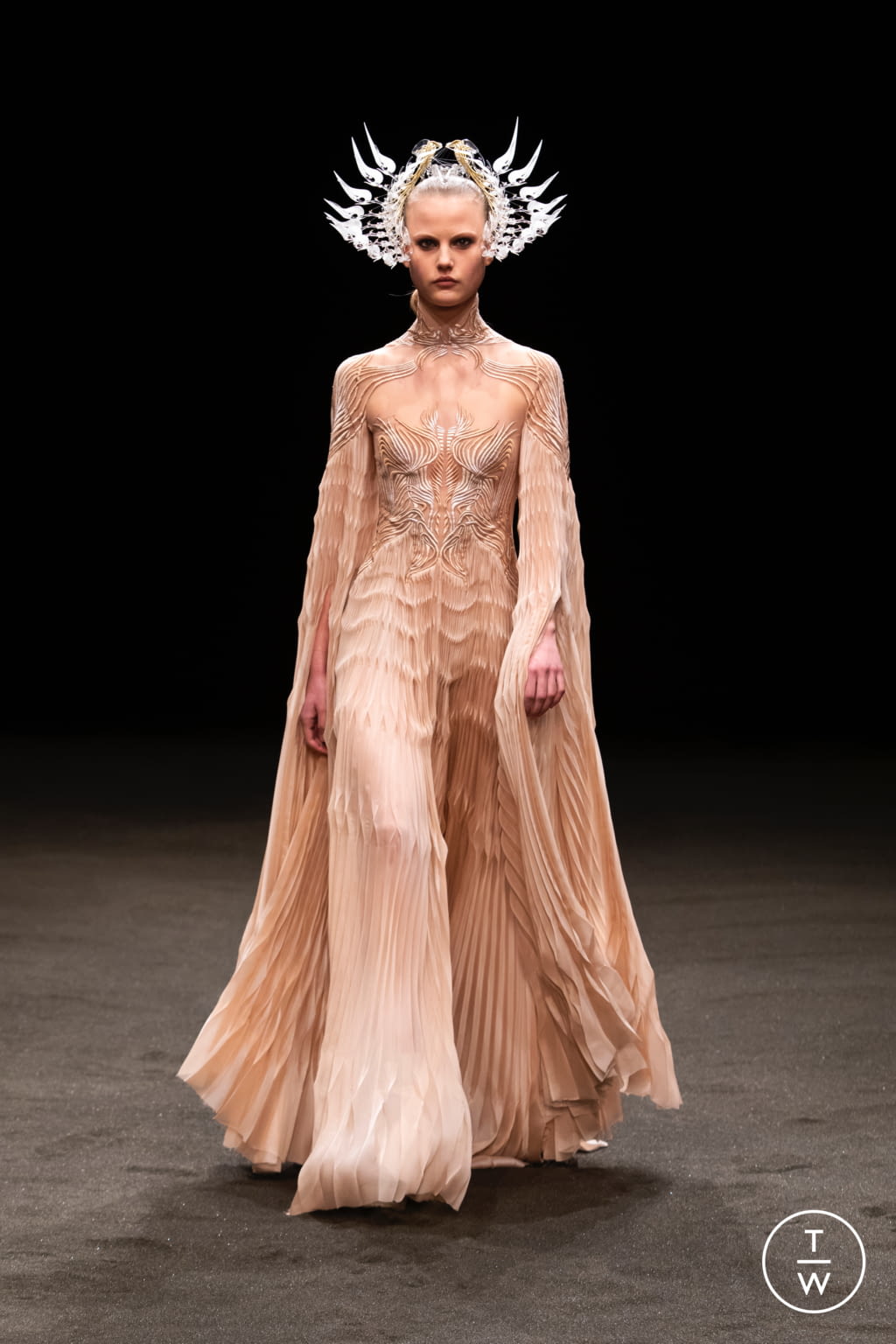 Fashion Week Paris Spring/Summer 2021 look 10 from the Iris Van Herpen collection couture