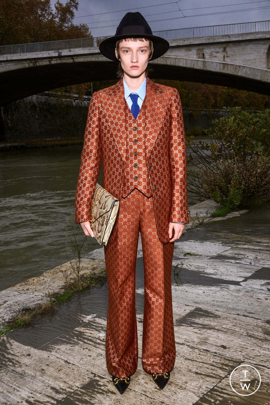 Fashion Week Milan Pre-Fall 2020 look 10 from the Gucci collection womenswear