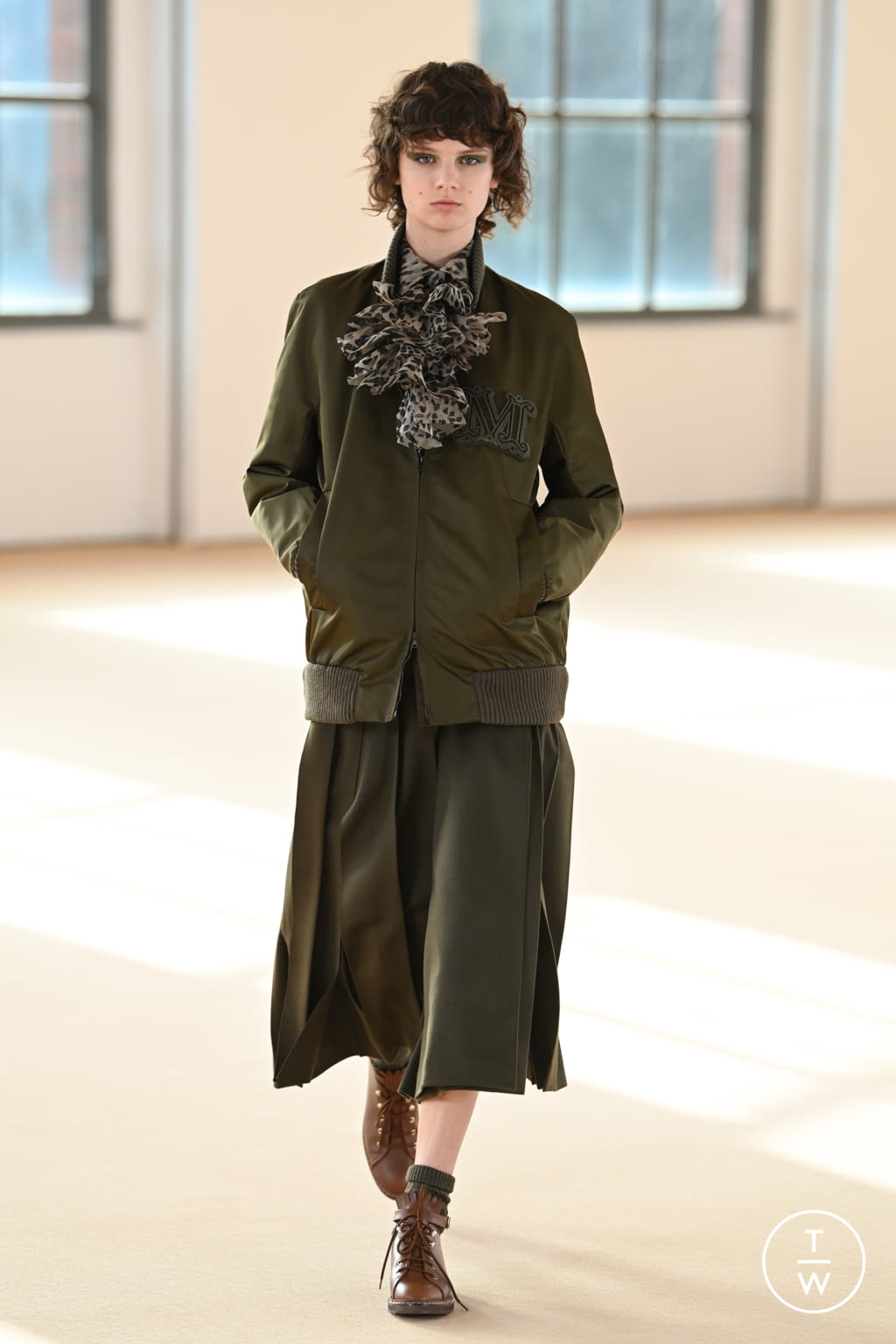 Fashion Week Milan Fall/Winter 2021 look 11 from the Max Mara collection 女装