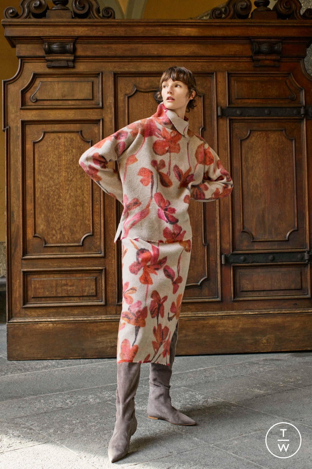 Fashion Week Milan Pre-Fall 2020 look 11 de la collection Agnona womenswear