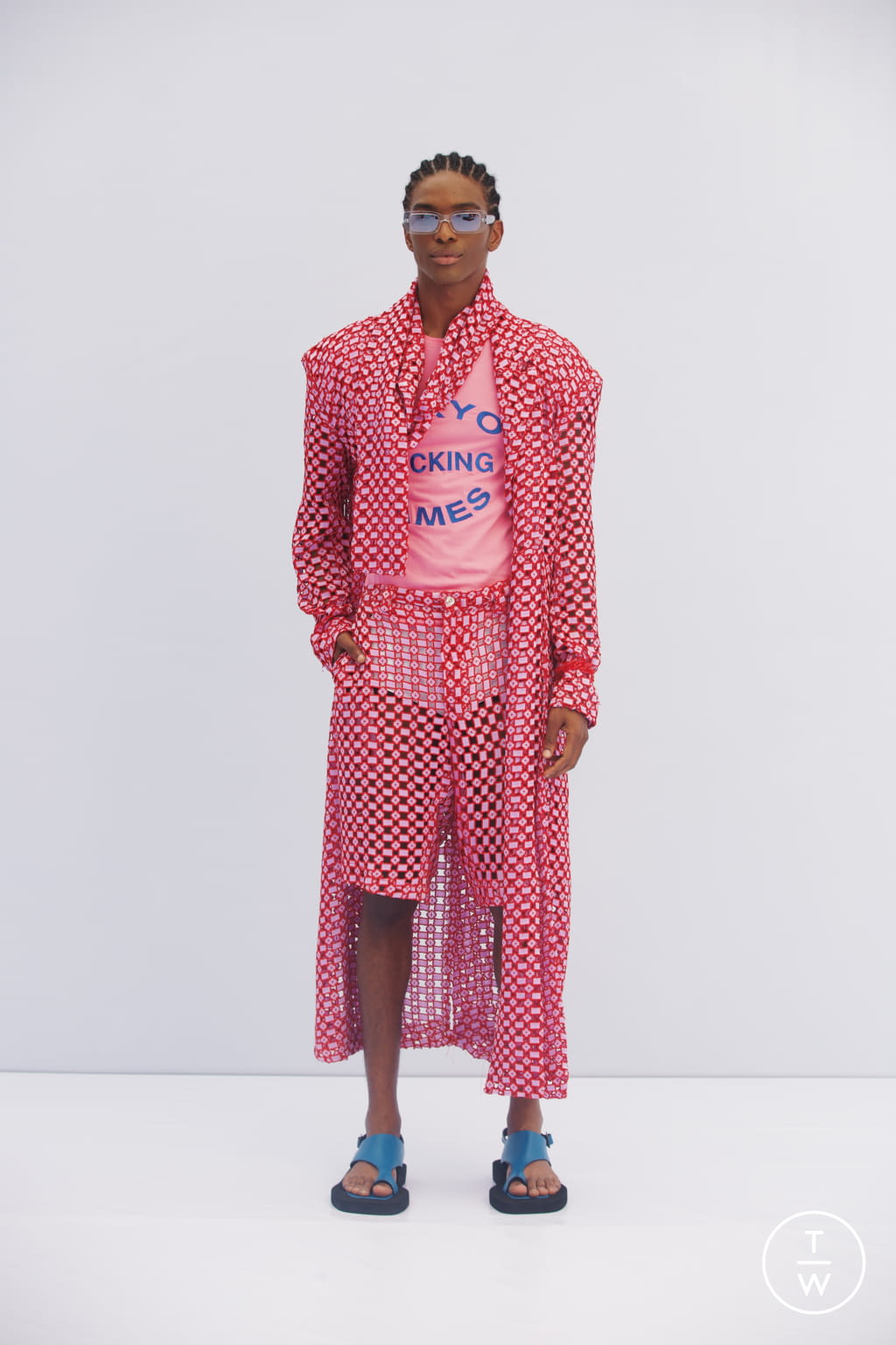 Fashion Week Milan Spring/Summer 2022 look 11 from the Tokyo James collection menswear