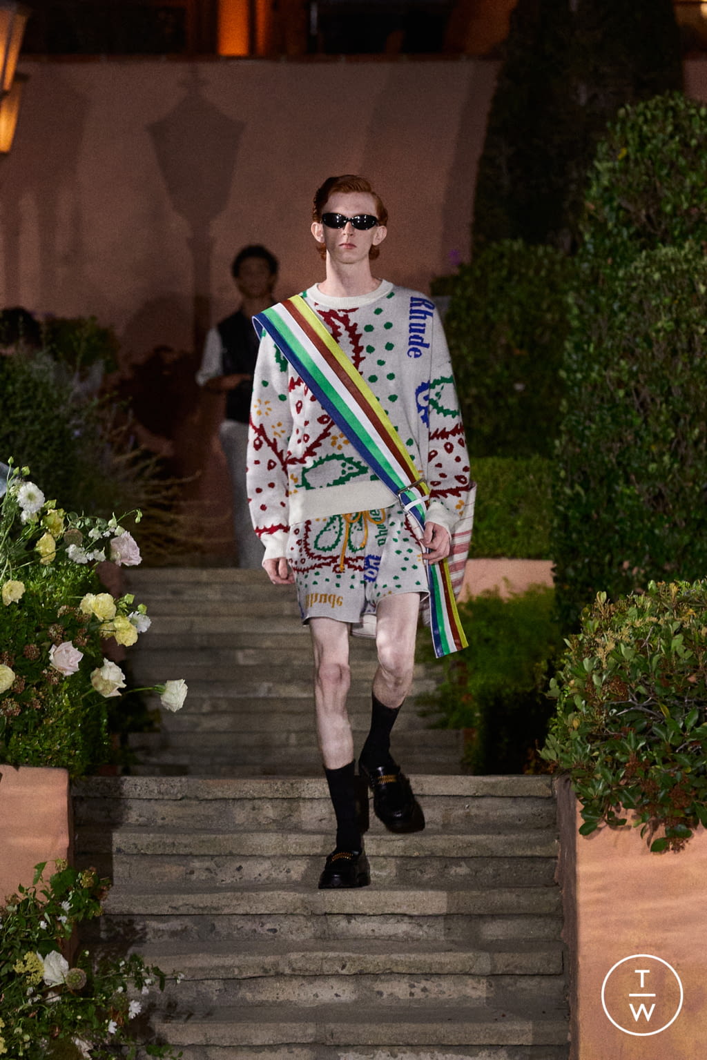 Fashion Week Paris Spring/Summer 2022 look 13 from the Rhude collection menswear