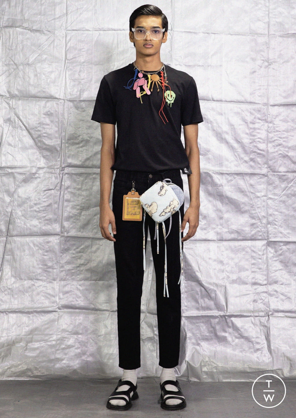 Fashion Week Milan Spring/Summer 2022 look 12 from the Dhruv-Kapoor collection 男装