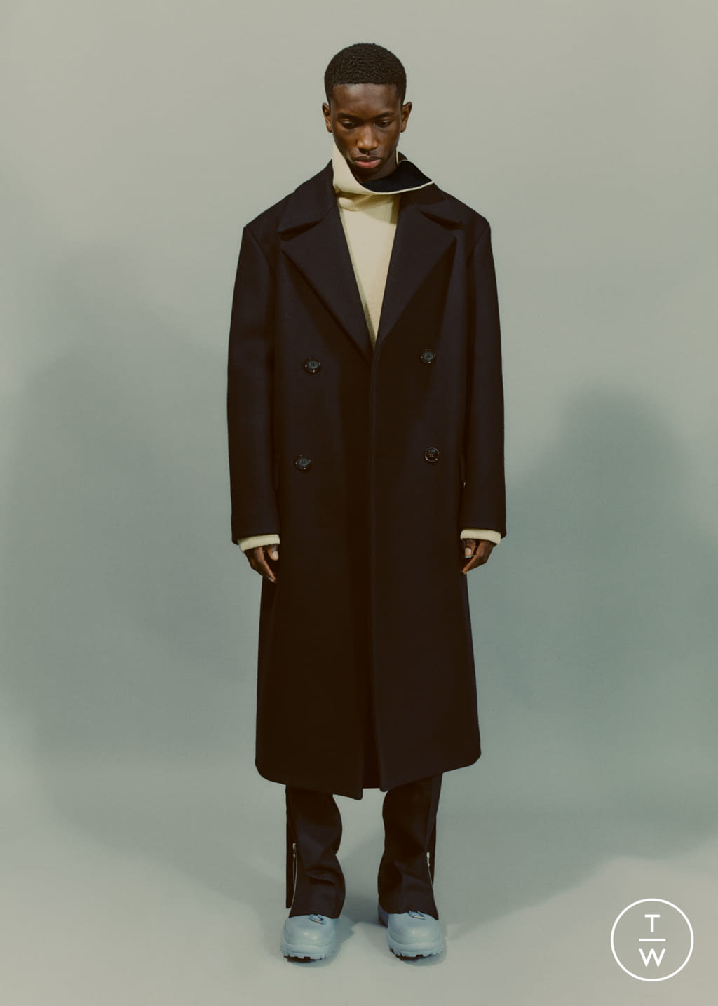 Fashion Week Milan Fall/Winter 2021 look 12 from the OAMC collection 男装