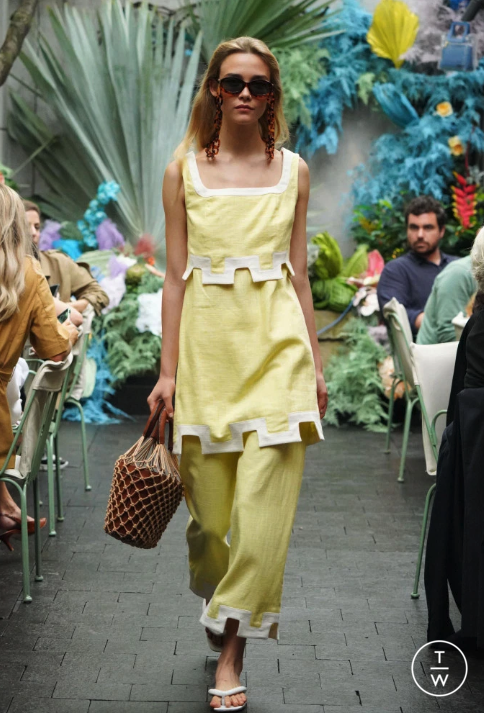 Fashion Week New York Spring/Summer 2019 look 12 from the Staud collection 女装