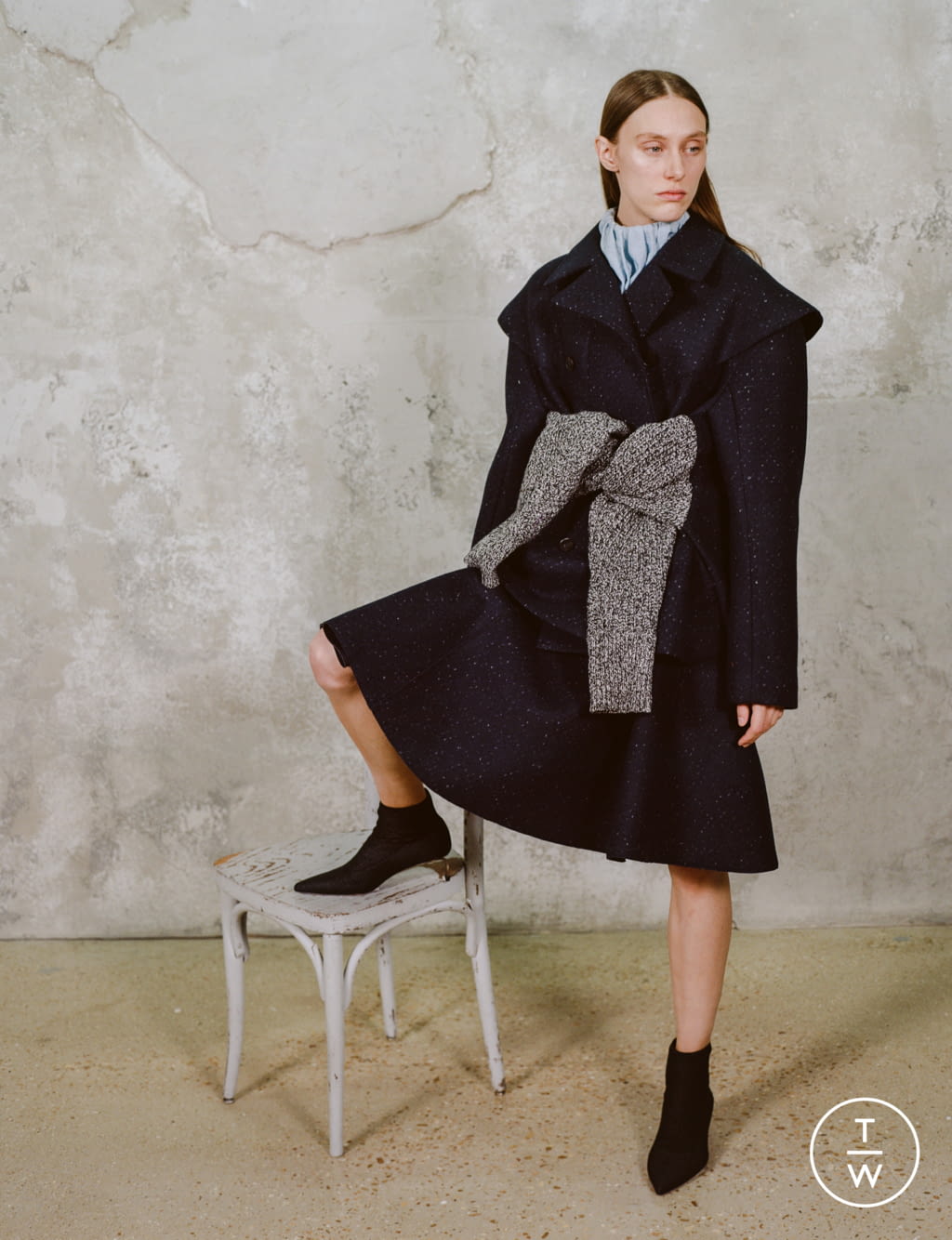 Fashion Week Paris Pre-Fall 2020 look 12 from the Dawei collection womenswear