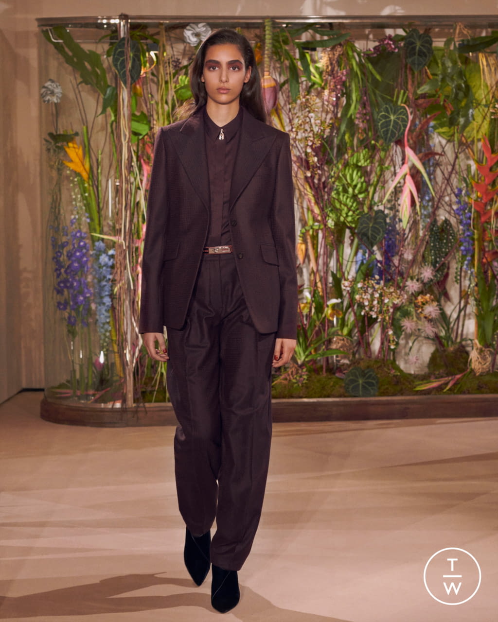 Fashion Week Paris Pre-Fall 2019 look 12 from the Hermès collection 女装