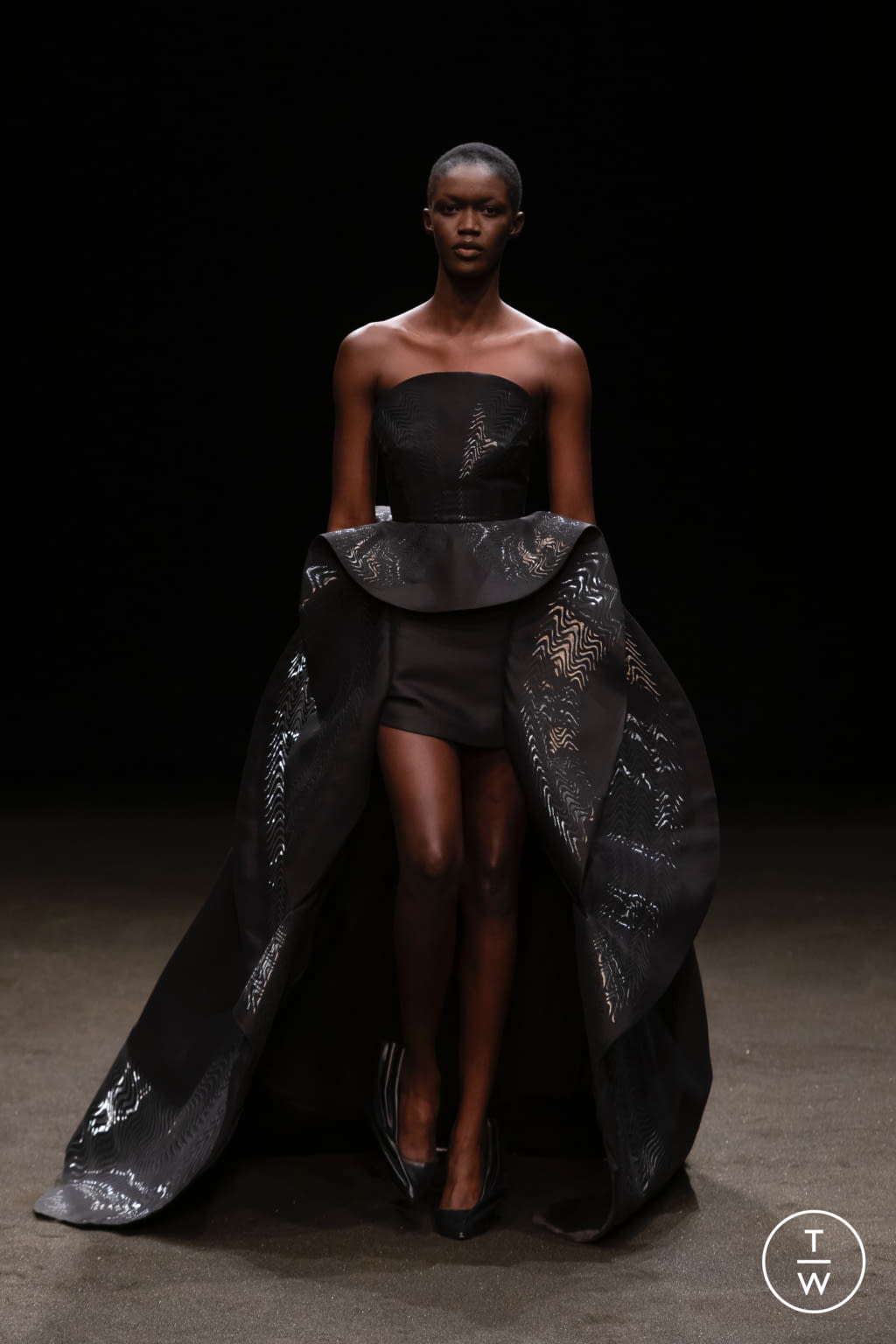 Fashion Week Paris Spring/Summer 2021 look 12 from the Iris Van Herpen collection couture