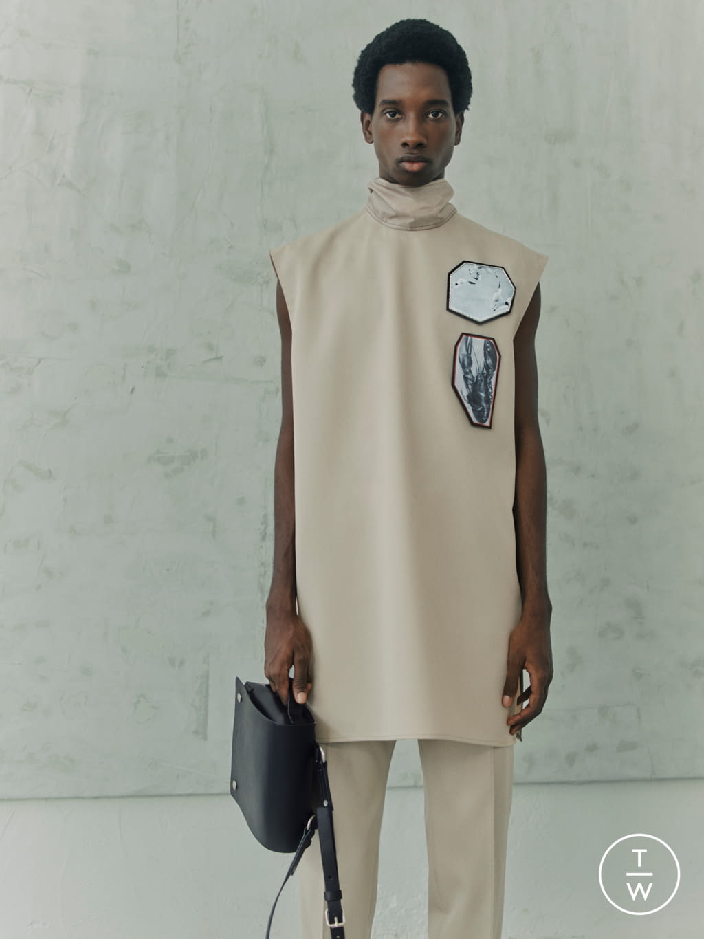 Fashion Week Milan Spring/Summer 2021 look 13 from the OAMC collection menswear