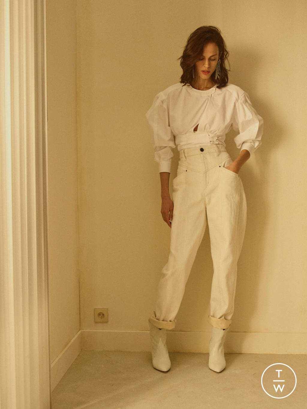 Fashion Week Paris Resort 2019 look 13 from the Isabel Marant collection womenswear