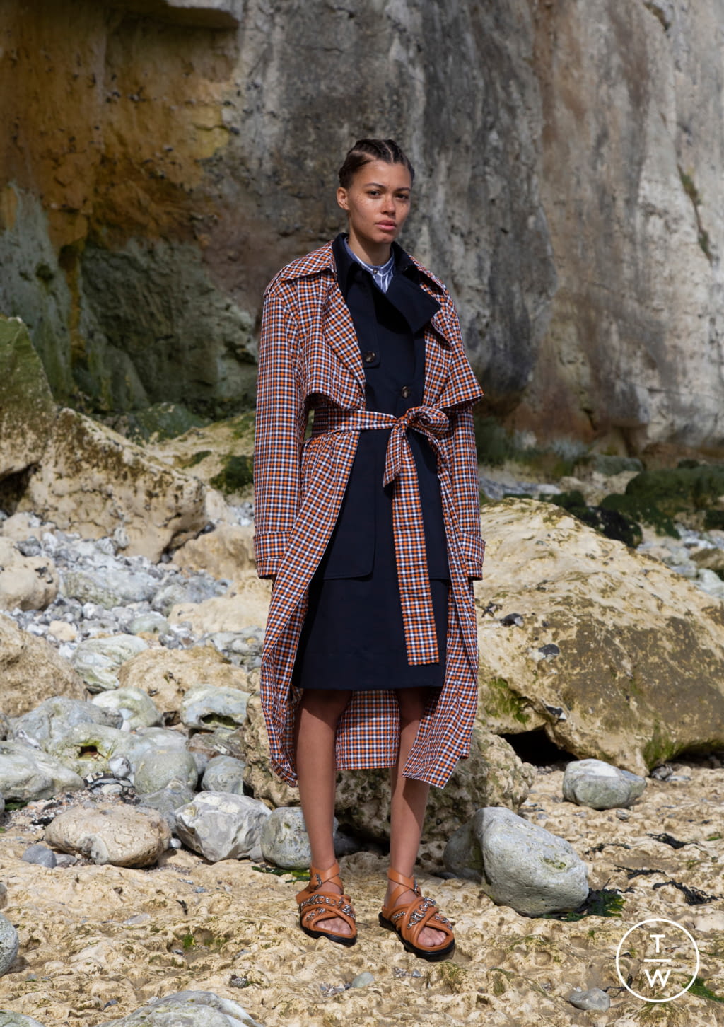 Fashion Week Paris Resort 2020 look 13 from the Cédric Charlier collection womenswear