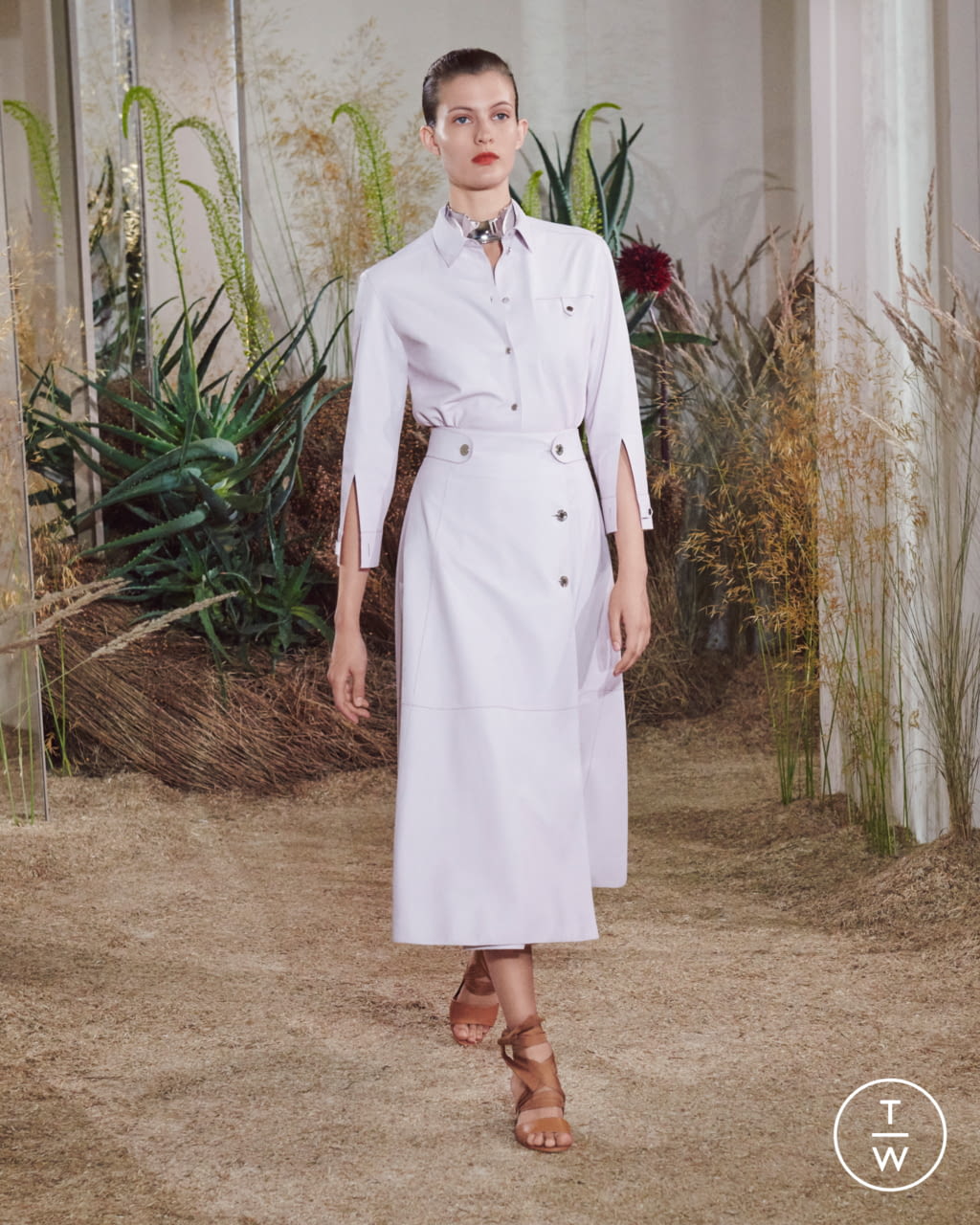 Fashion Week Paris Resort 2019 look 13 from the Hermès collection 女装