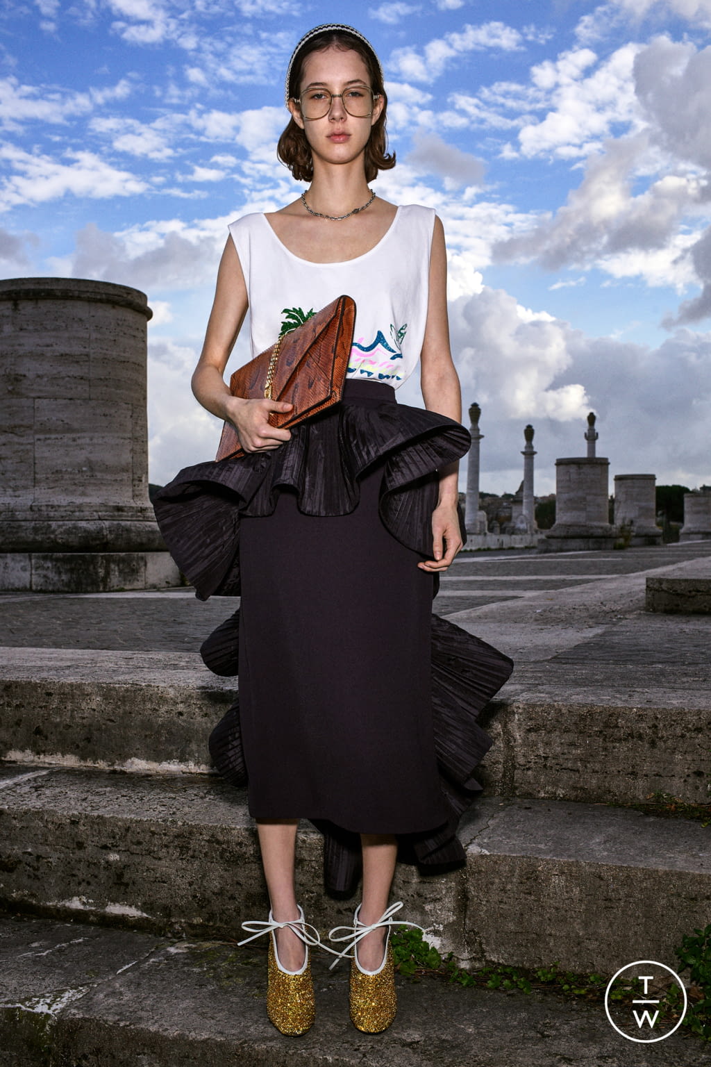 Fashion Week Milan Pre-Fall 2020 look 13 de la collection Gucci womenswear