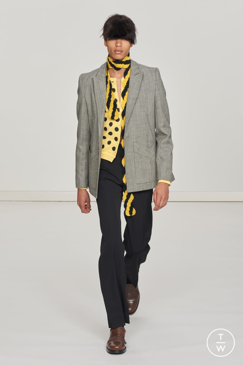 Fashion Week London Spring/Summer 2021 look 14 from the Stefan Cooke collection menswear