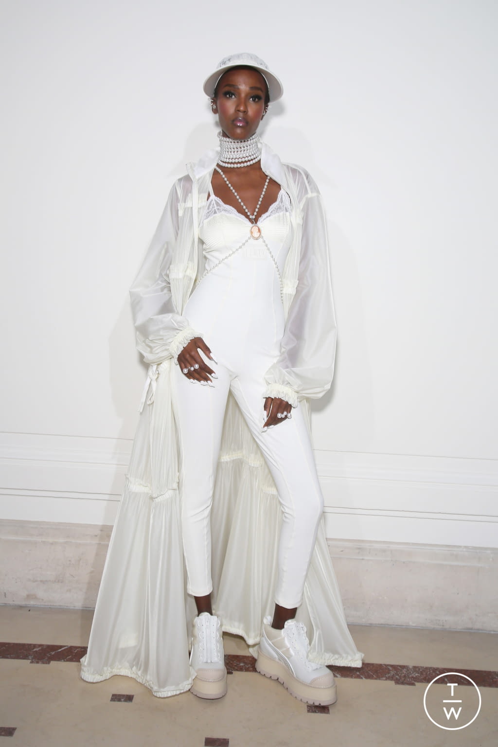 Fashion Week Paris Spring/Summer 2017 look 14 from the Fenty x Puma by Rihanna collection womenswear