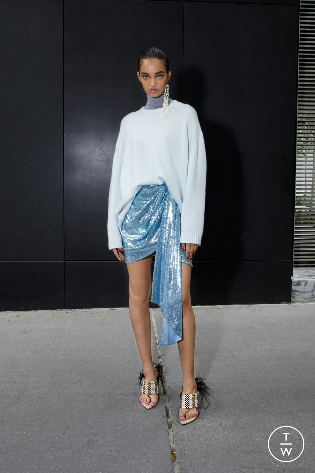 Fashion Week New York Resort 2020 look 14 from the Prabal Gurung collection 女装