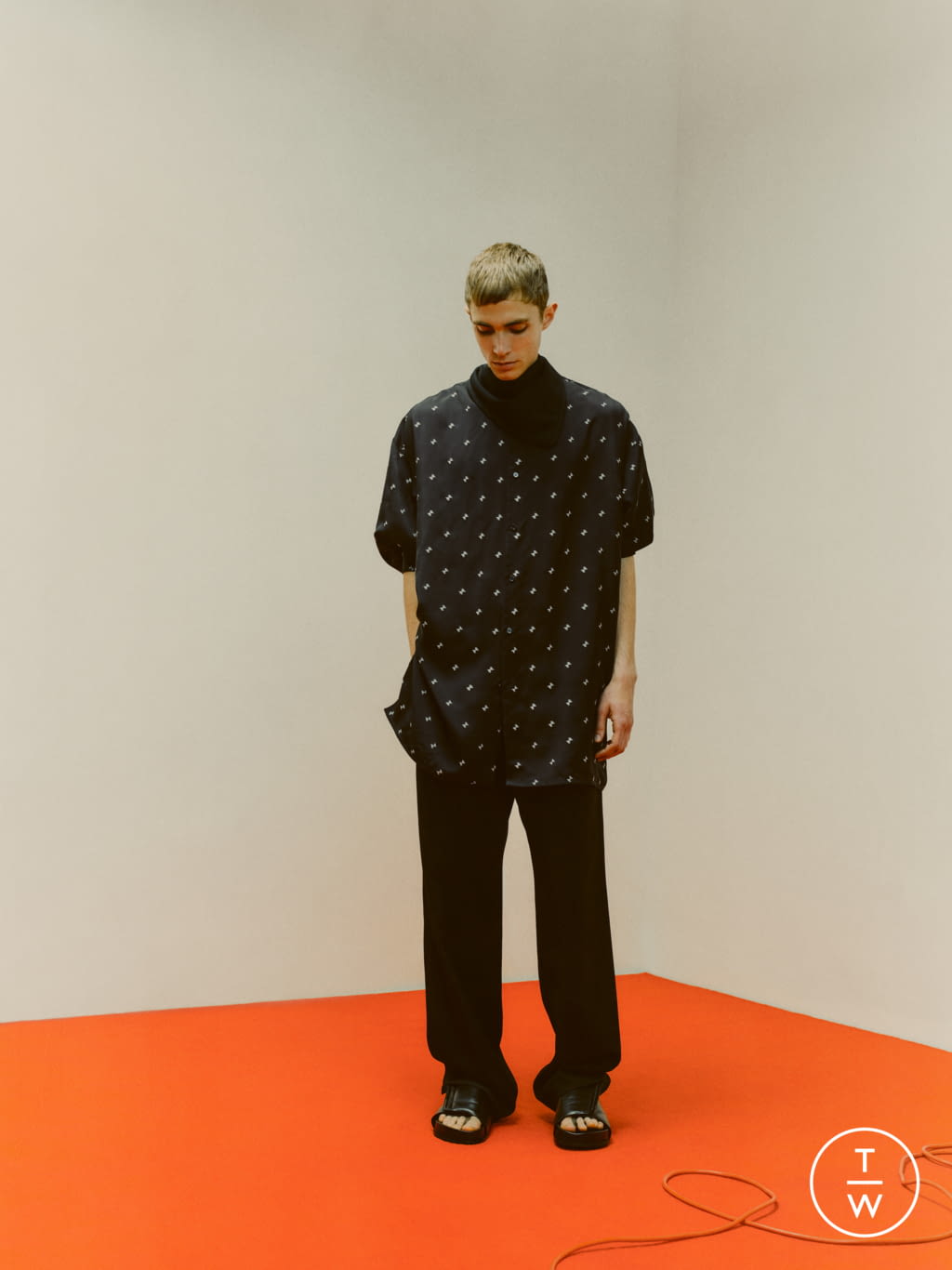 Fashion Week Paris Spring/Summer 2022 look 14 from the OAMC collection menswear
