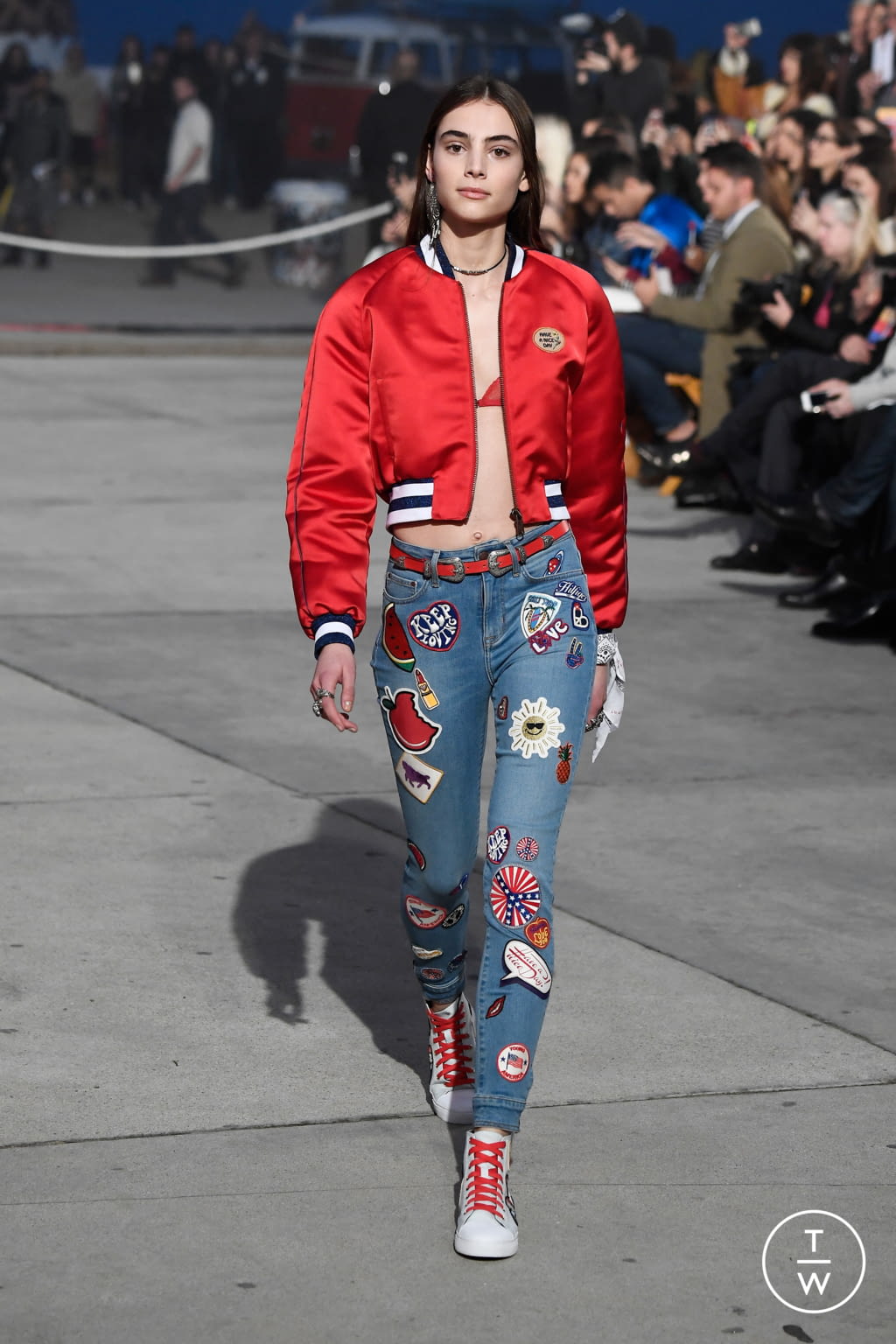 Fashion Week New York Spring/Summer 2017 look 15 from the Tommy Hilfiger collection 女装