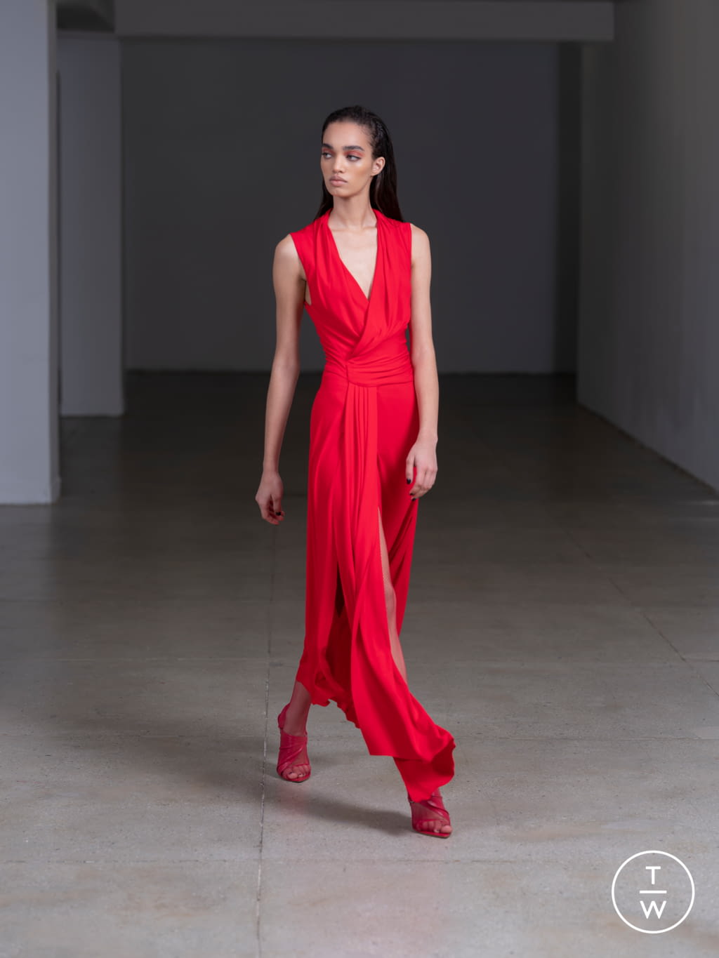 Fashion Week New York Pre-Fall 2020 look 15 from the Prabal Gurung collection womenswear